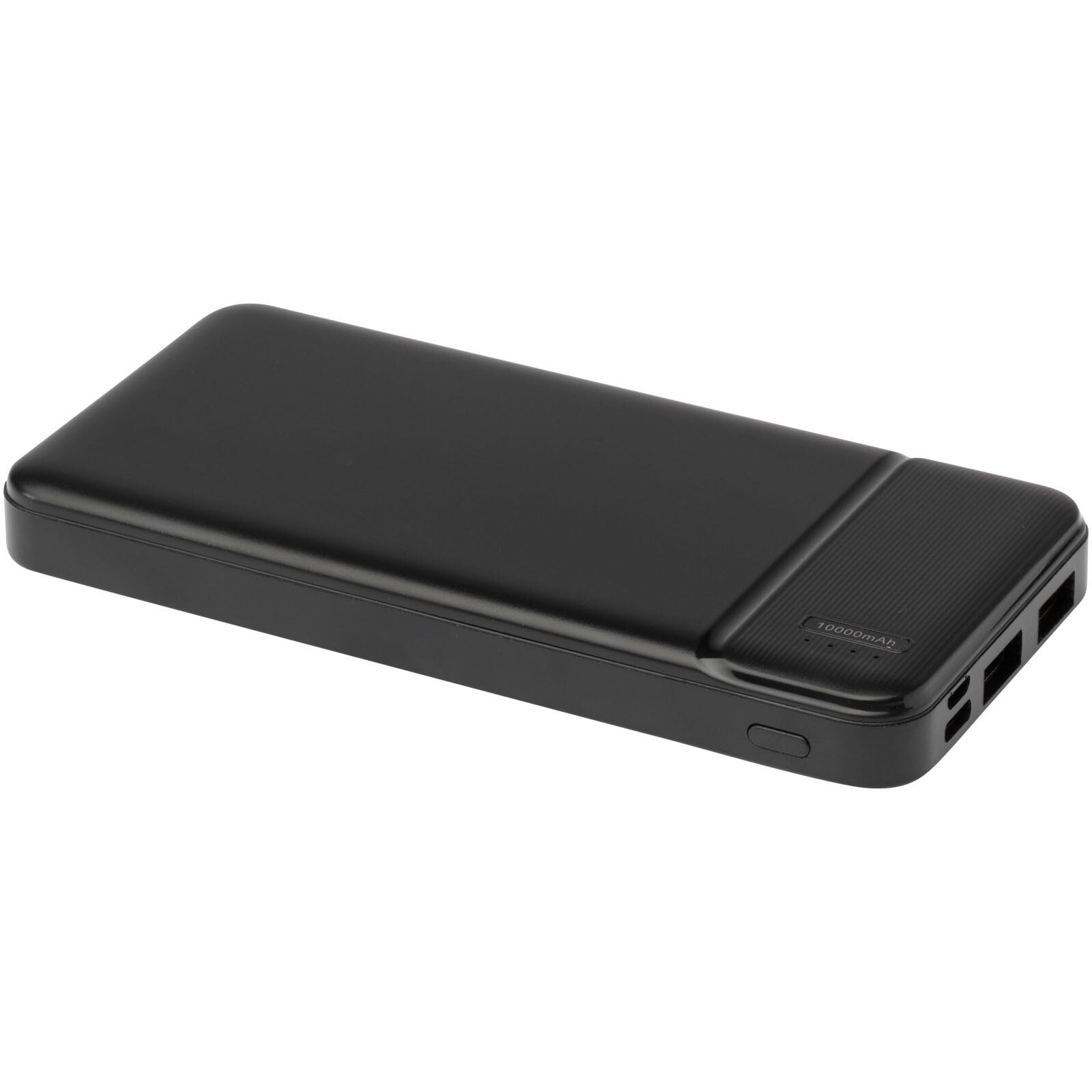 Loop 10.000 mAh Powerbank aus recyceltem Kunststoff - schwarz-809