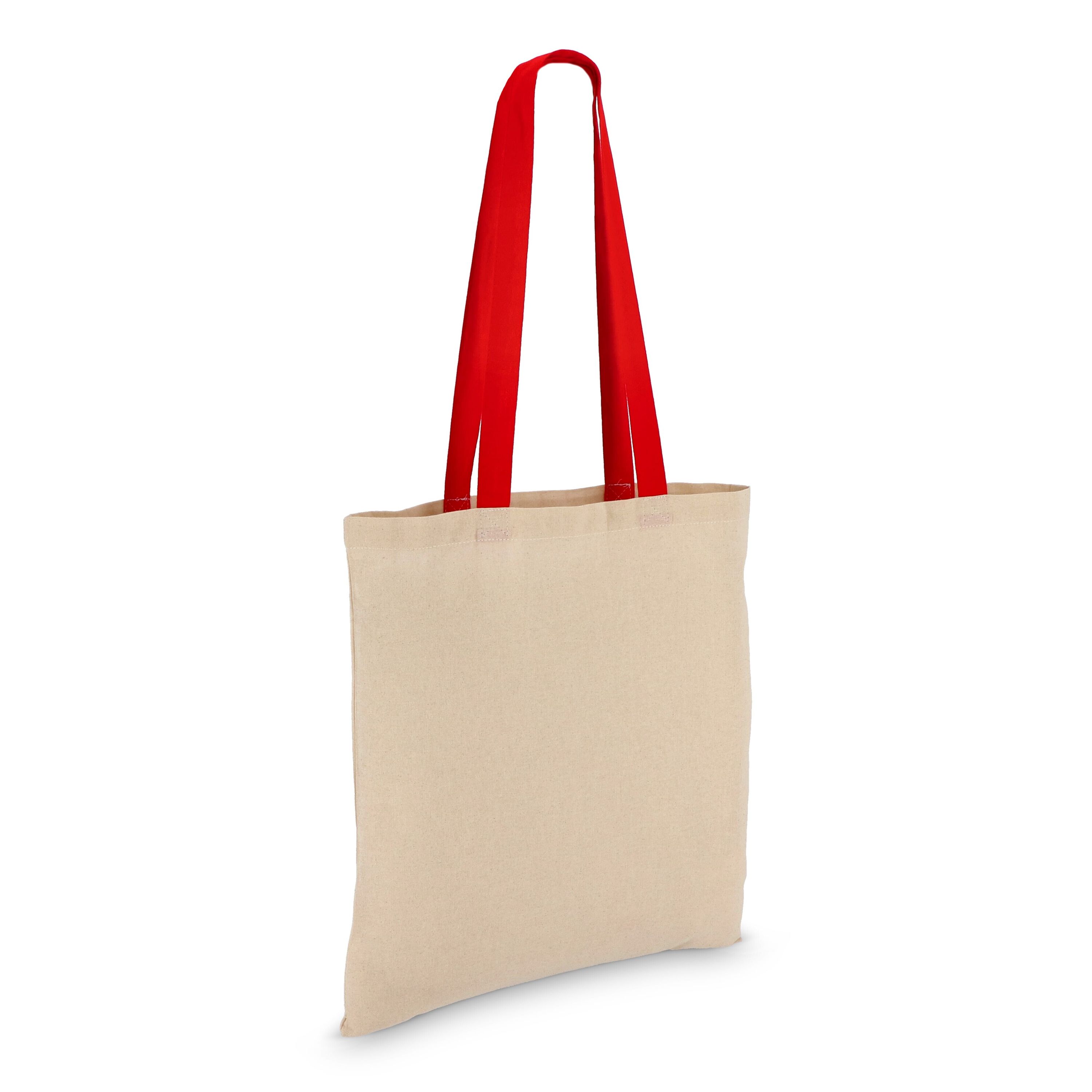 Tragetasche aus Baumwolle OEKO-TEX® 38 x 42cm 140g/m² - rot-820