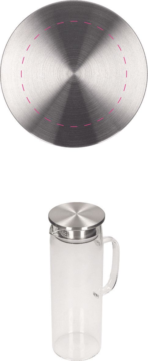 Veredelungsposition mittig auf Deckel