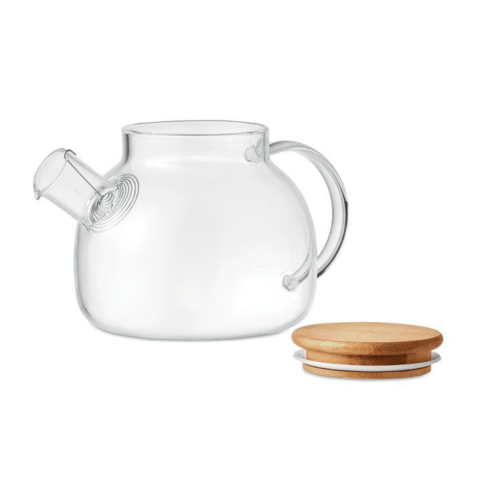 Teekanne Borosilikatglas 850ml MUNNAR - transparent-543