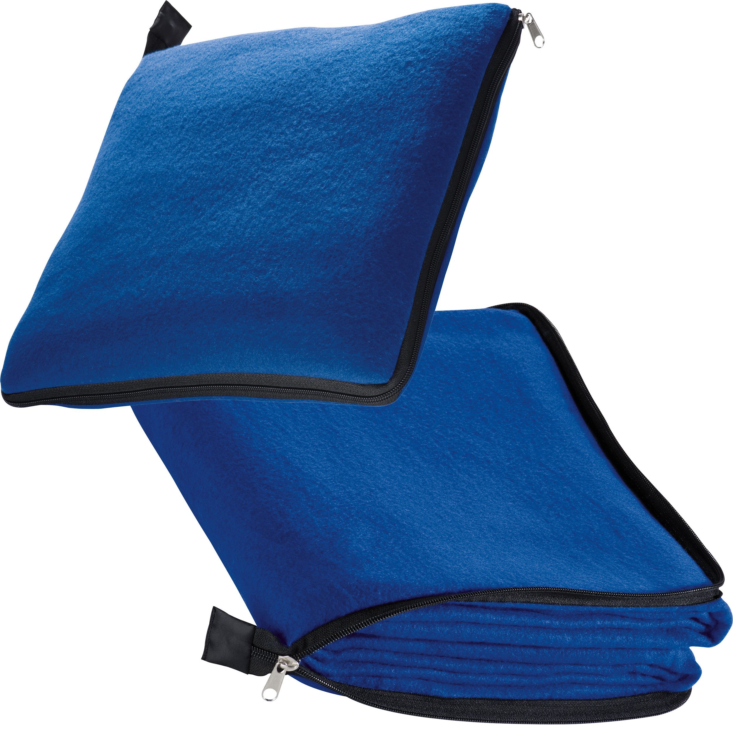 2in1 XL-Fleece-Decke/Kissen Radcliff - blau-575