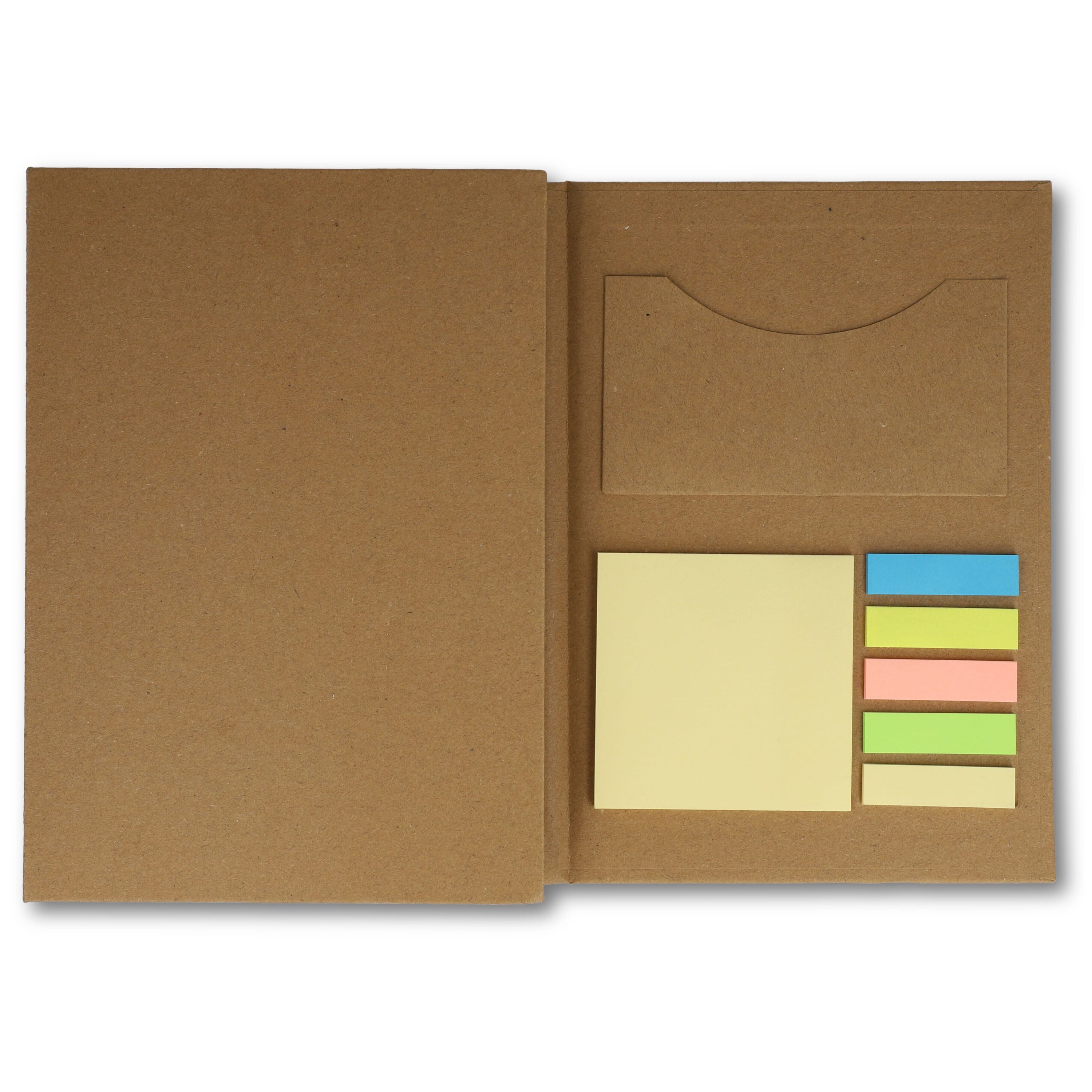 Briefpapier-Set aus Recycling-Papier - natur-42