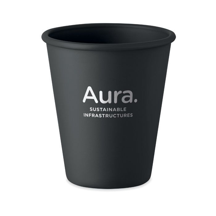 Wiederverwendbarer Becher 200 ml PLA CUPFUL - schwarz-183