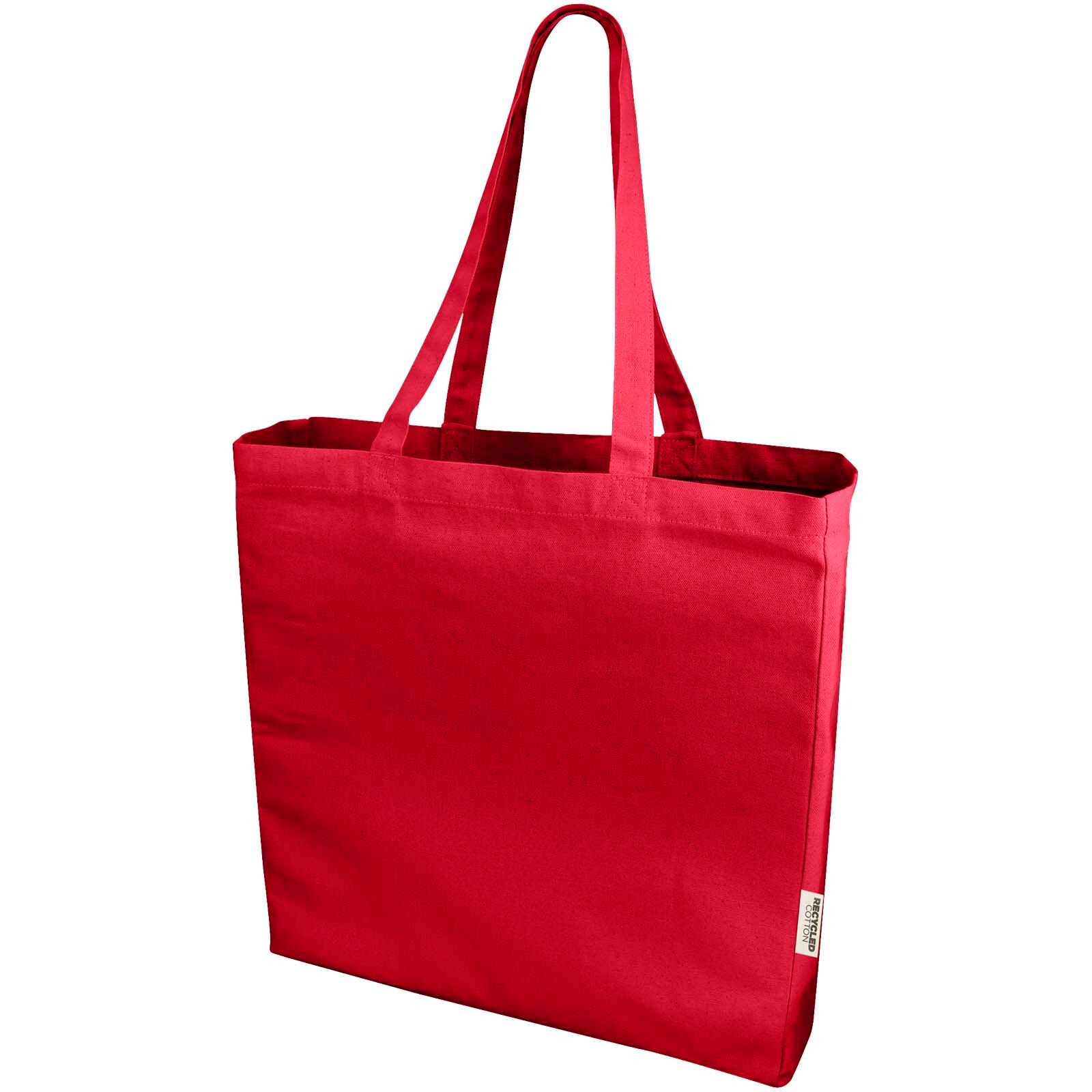Odessa 220 g/m² GRS recycelte Baumwoll Tragetasche 13L - rot-117