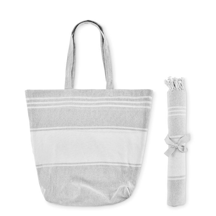 Hamamtuch-Set HUMMUM - grau-350