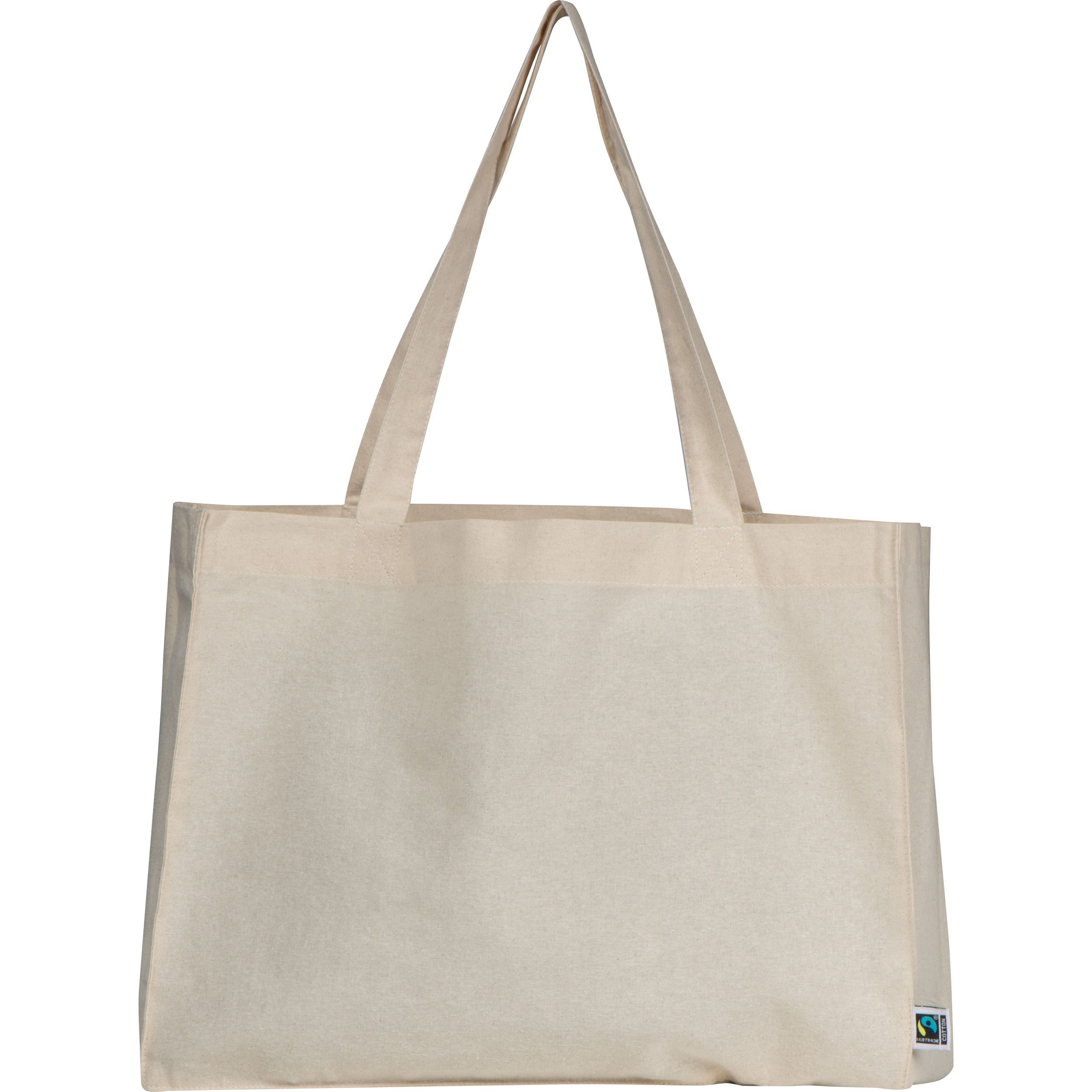 Fairtrade Baumwolltasche - beige-487