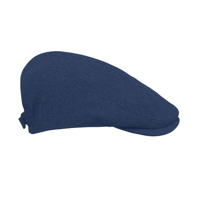 Newsboy-Kappe 335 g/m² BLIND PEAK - blau-508