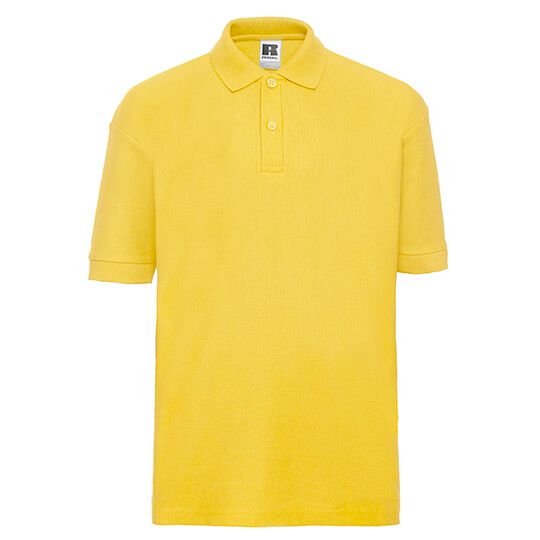 Kids Classic Polycotton Polo - yellow - 90 (1/2)-318