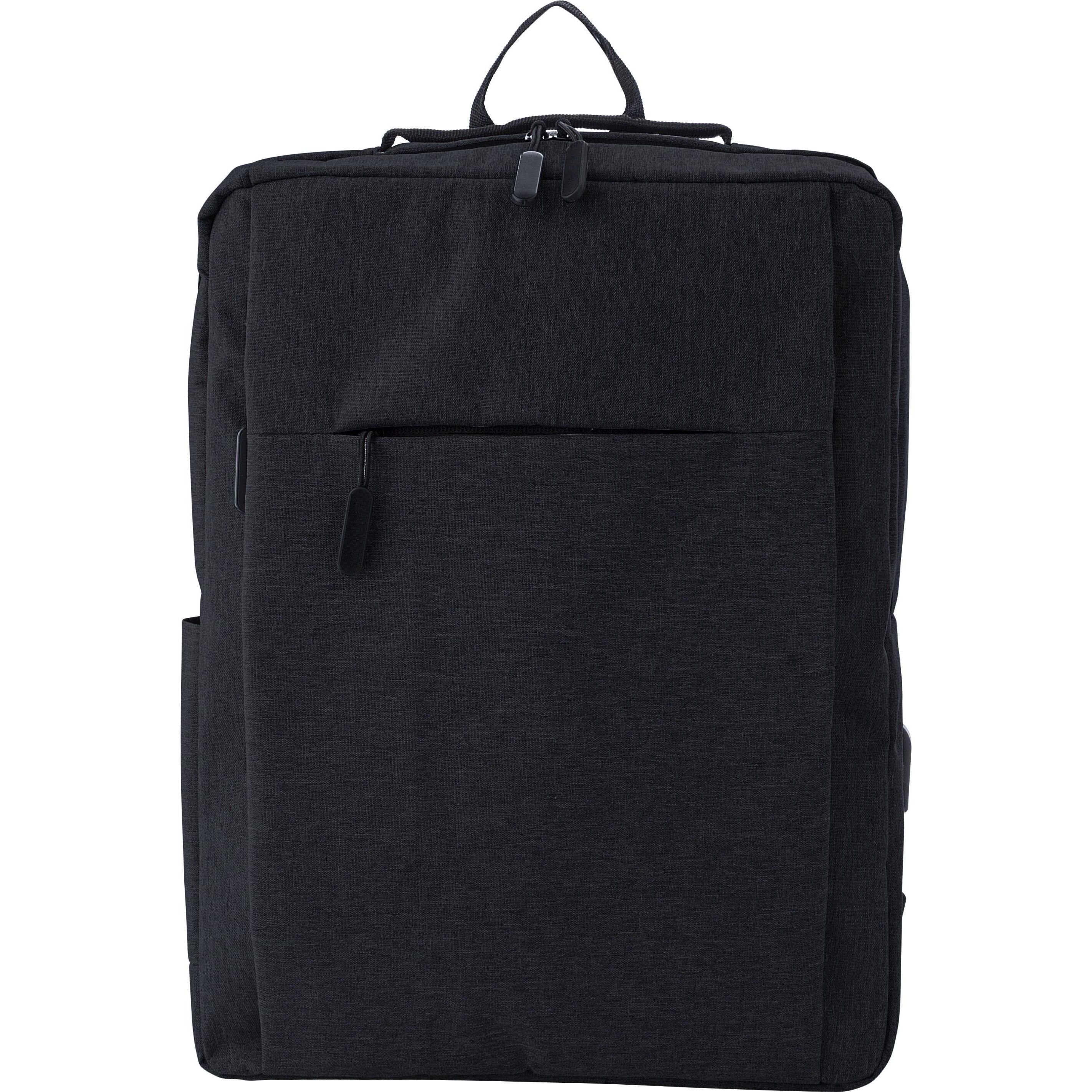 Polyester (600D) Rucksack Carlito - schwarz-895