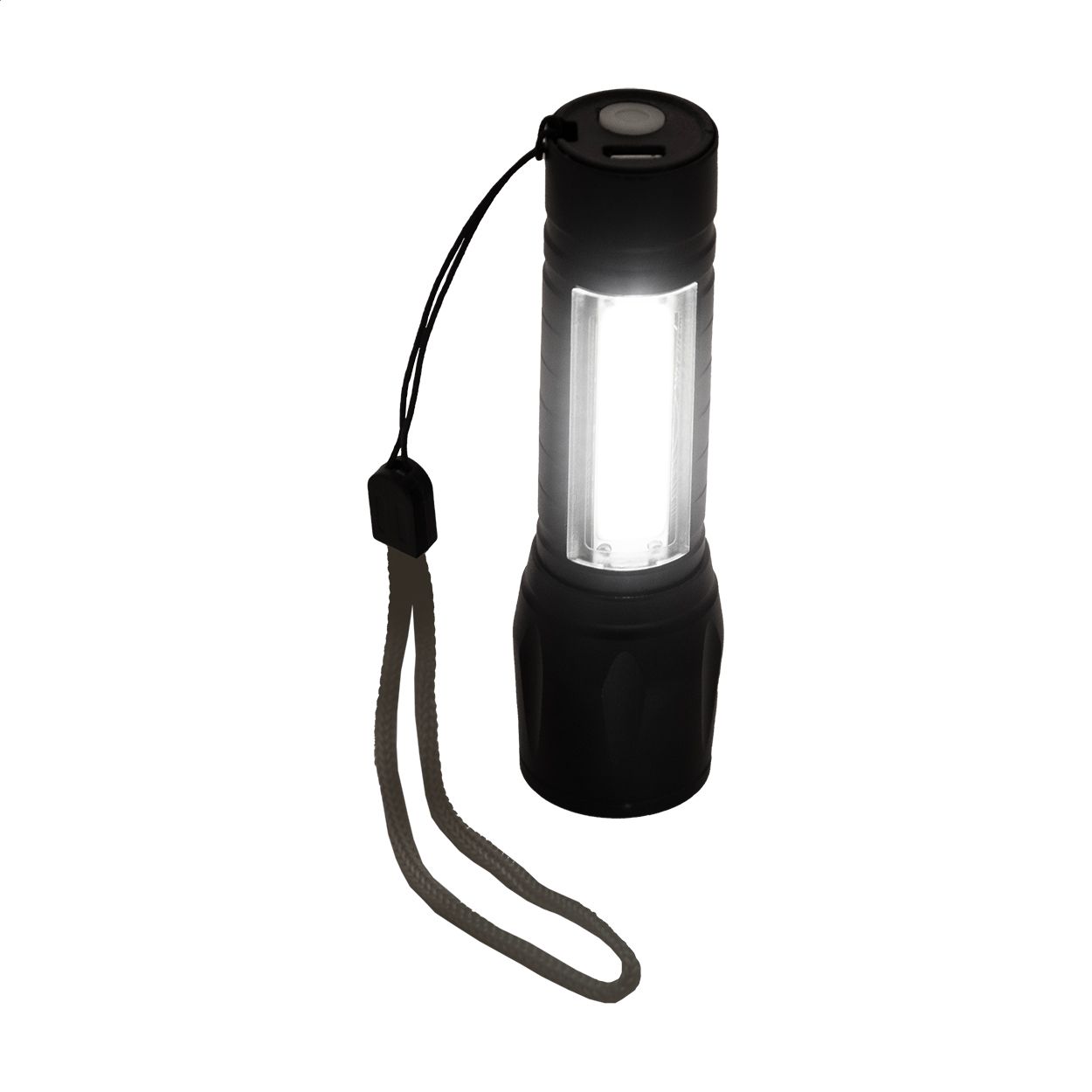 Akku-Taschenlampe Chargelight Zoom - schwarz-458