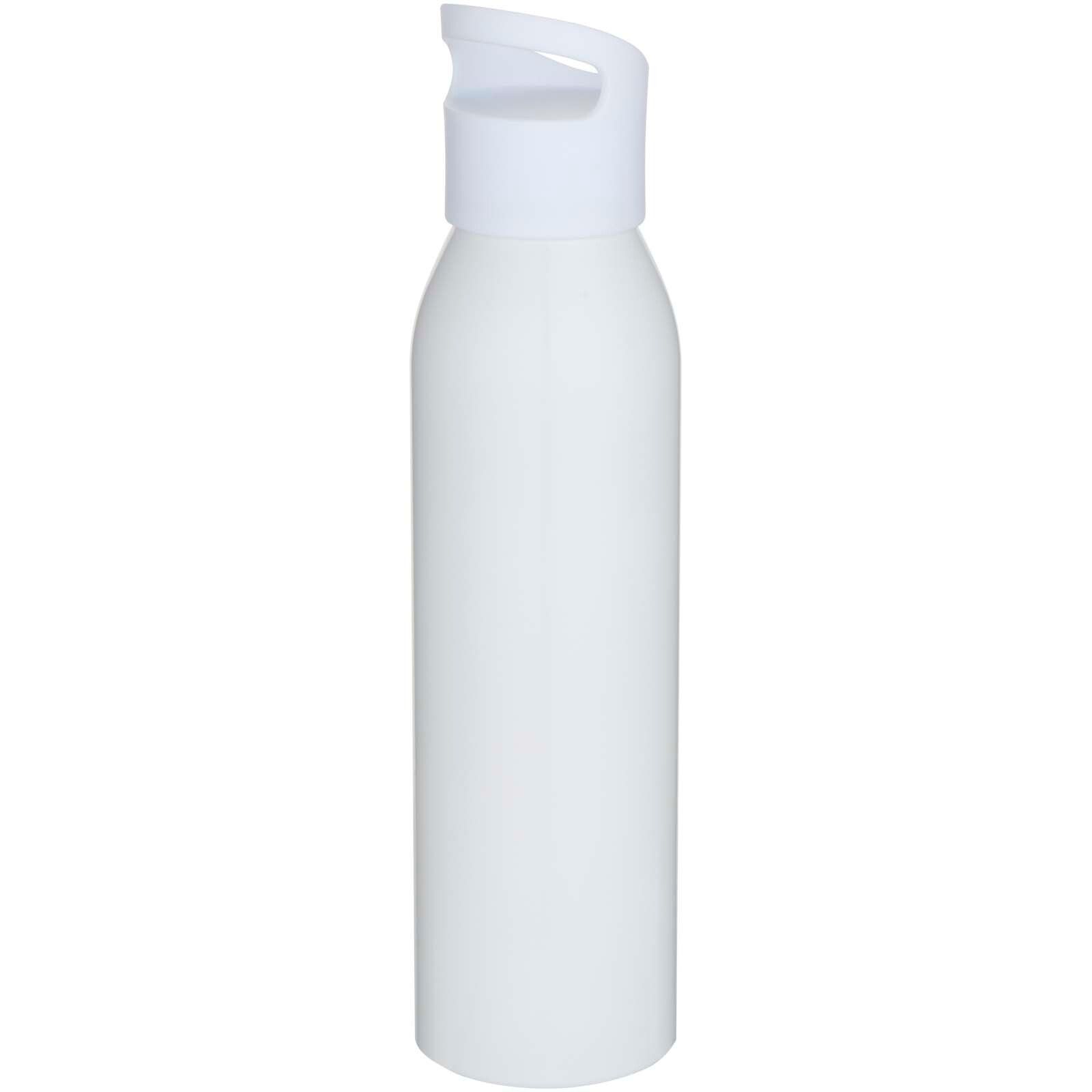 Sky 650 ml RCS-zertifizierte, einwandige Trinkflasche aus recyceltem Edelstahl - weiss-566