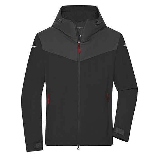 black - carbon - light red