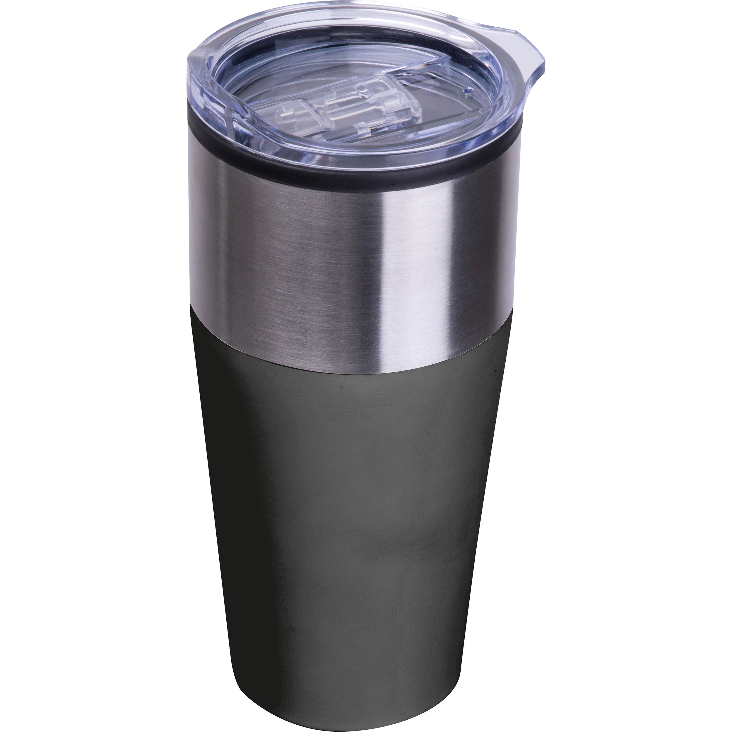 Doppelwandiger Trinkecher, 600ml JORDAN - schwarz-822