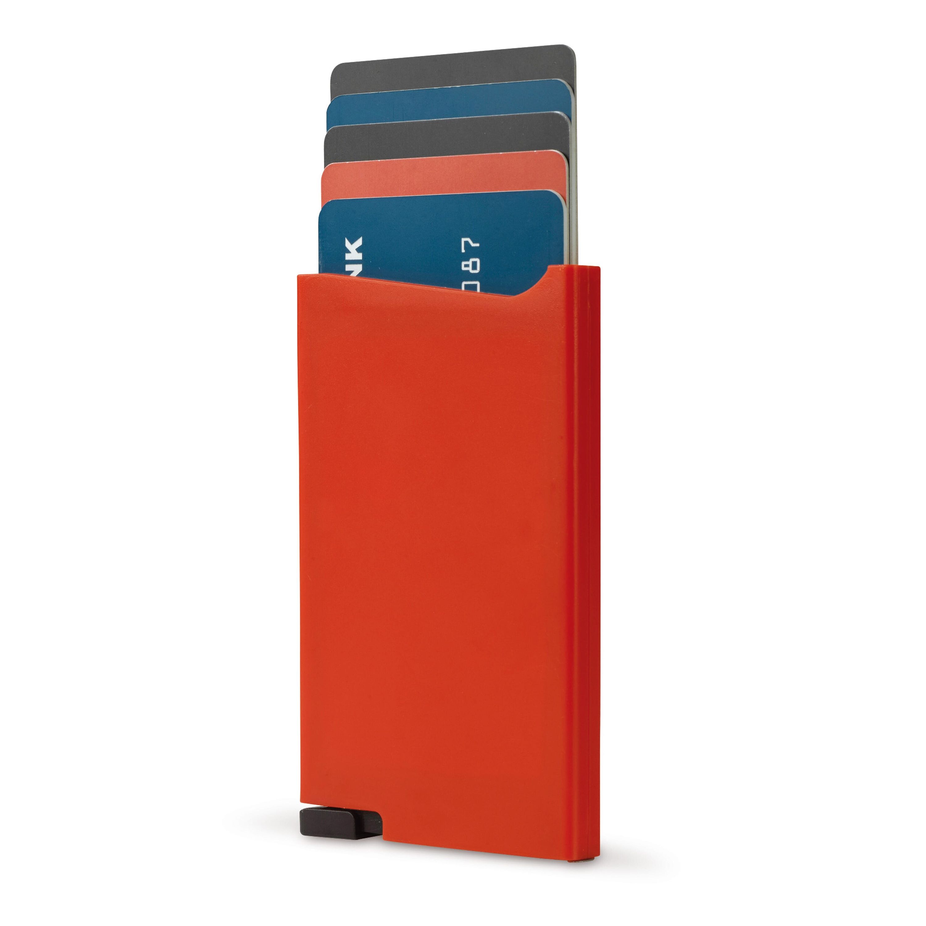 RFID Anti Skimming Kunststoff-Kartenhalter - rot-641