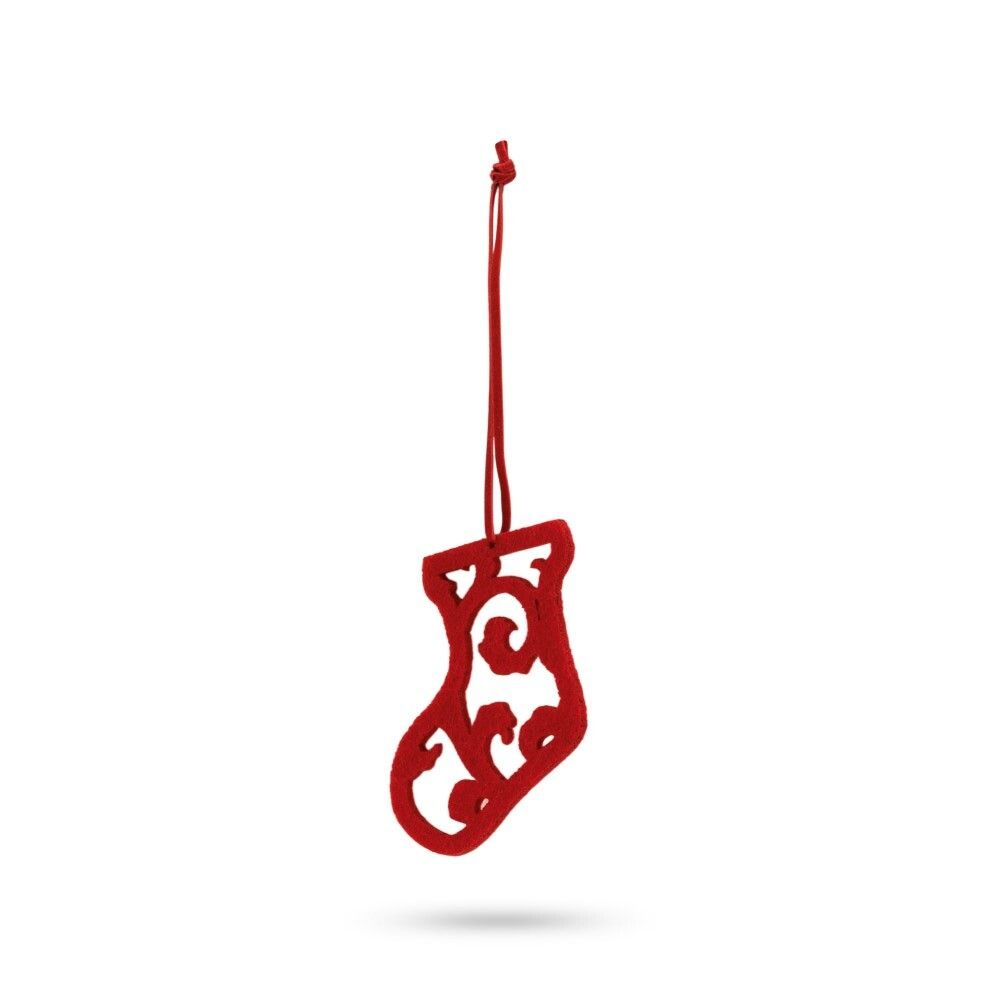 JUBANY Weihnachtsfiguren zum Aufhängen - rot-983