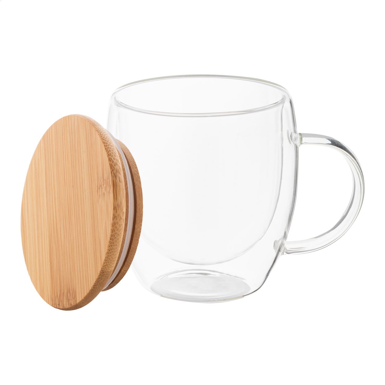 Grobina Mini Thermotasse aus Glas - transparent - natur-386