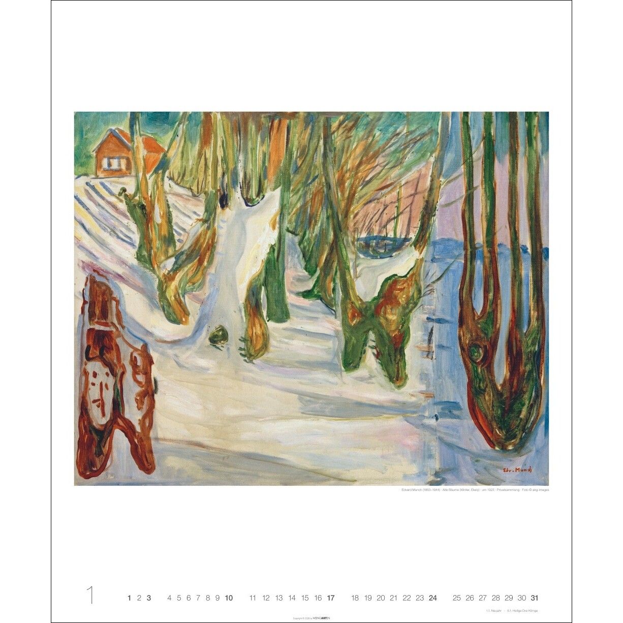 Edvard Munch Edition - Kunst & Kultur Kalender-759