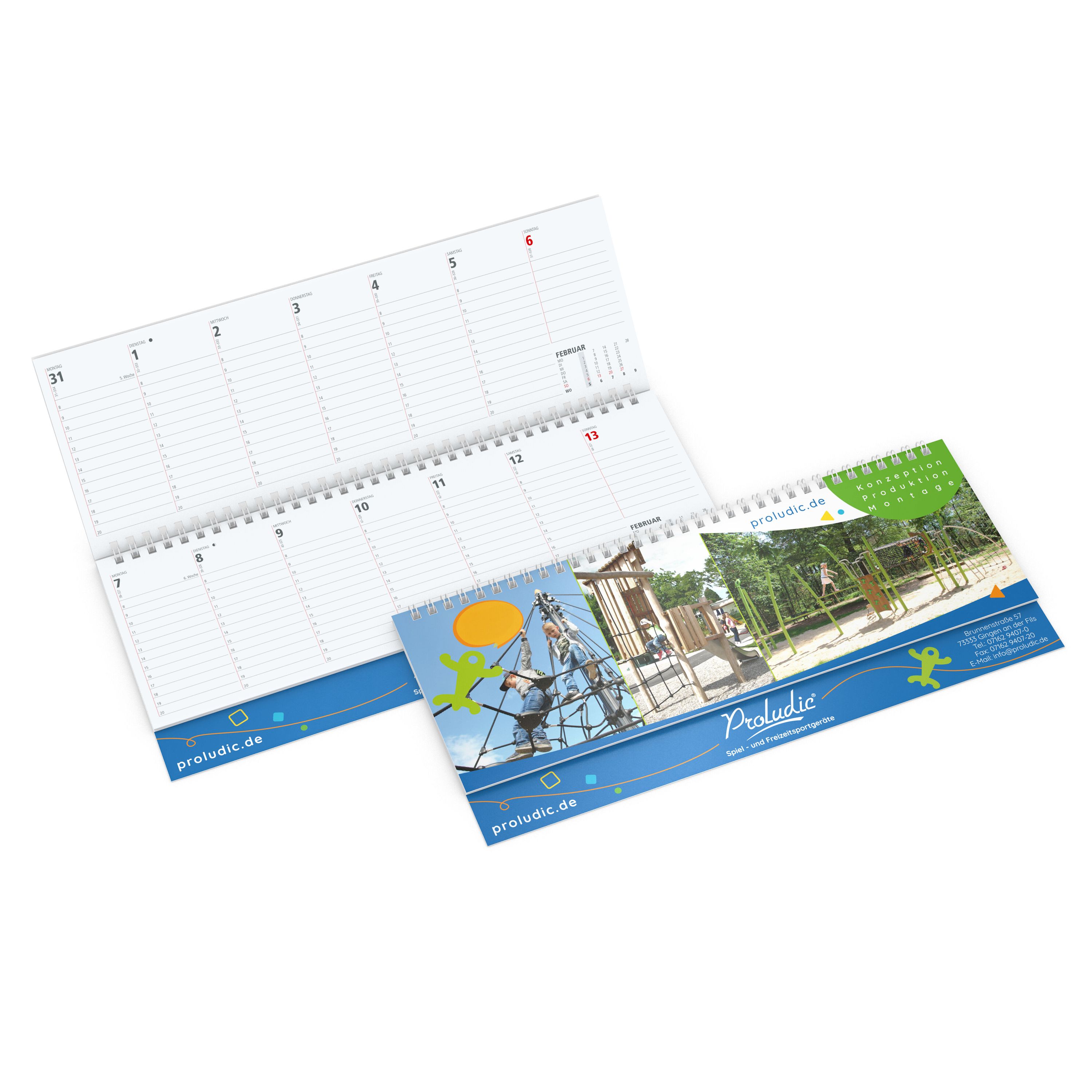 Tisch-Querkalender Signal-434