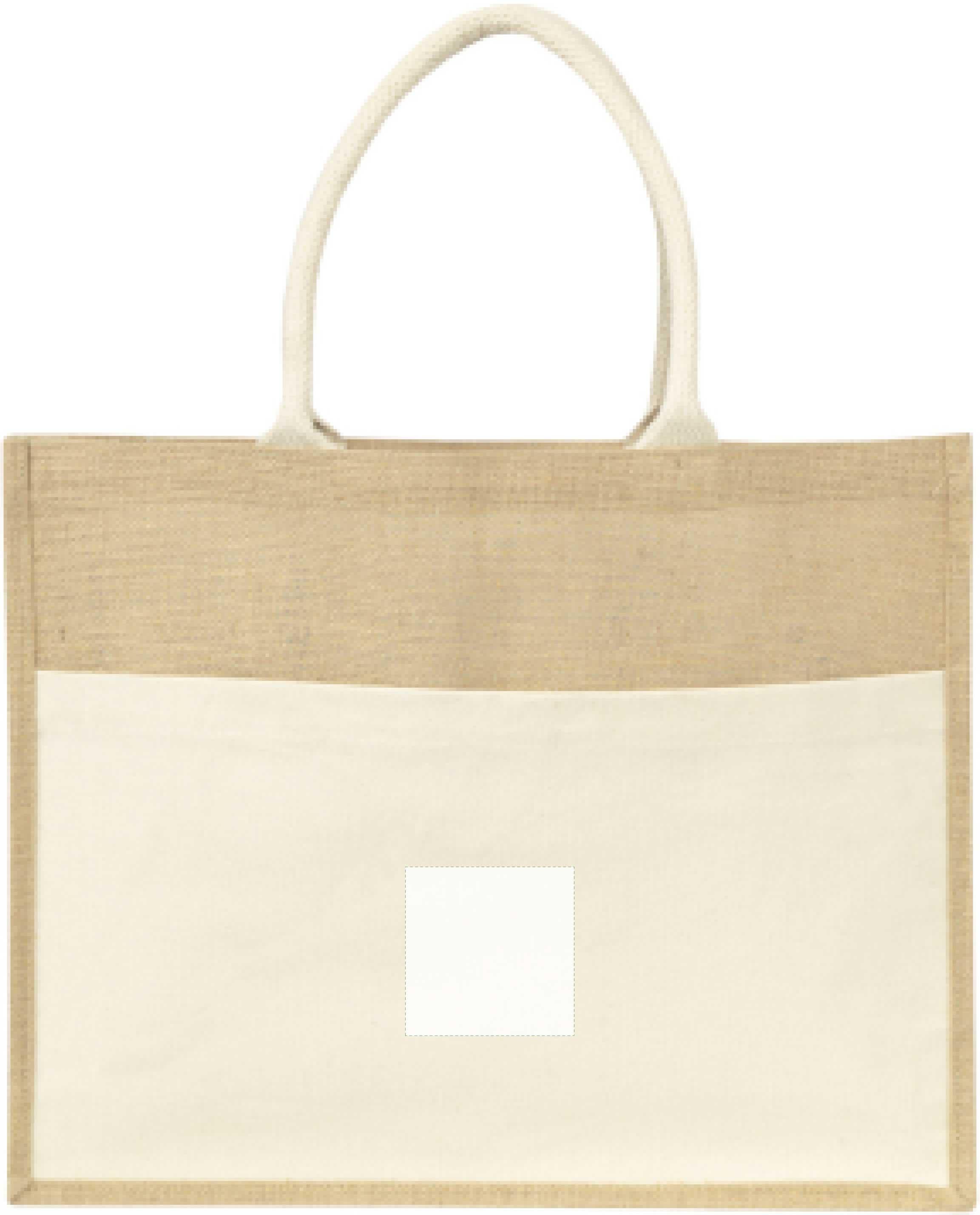 Veredelungsposition Tasche auf der Vorderseite