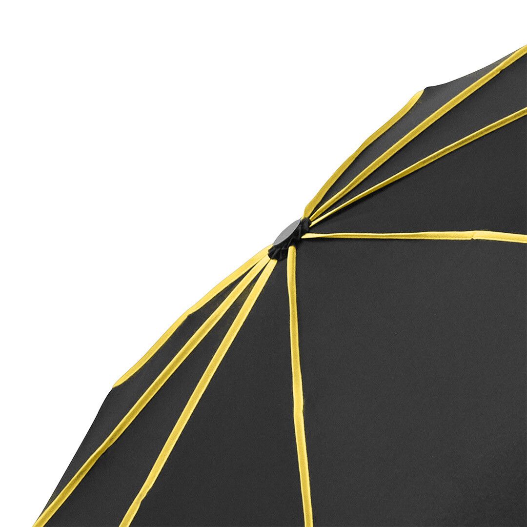 AOC-Oversize-Taschenschirm FARE® Seam Ø104 cm - schwarz - gelb-973