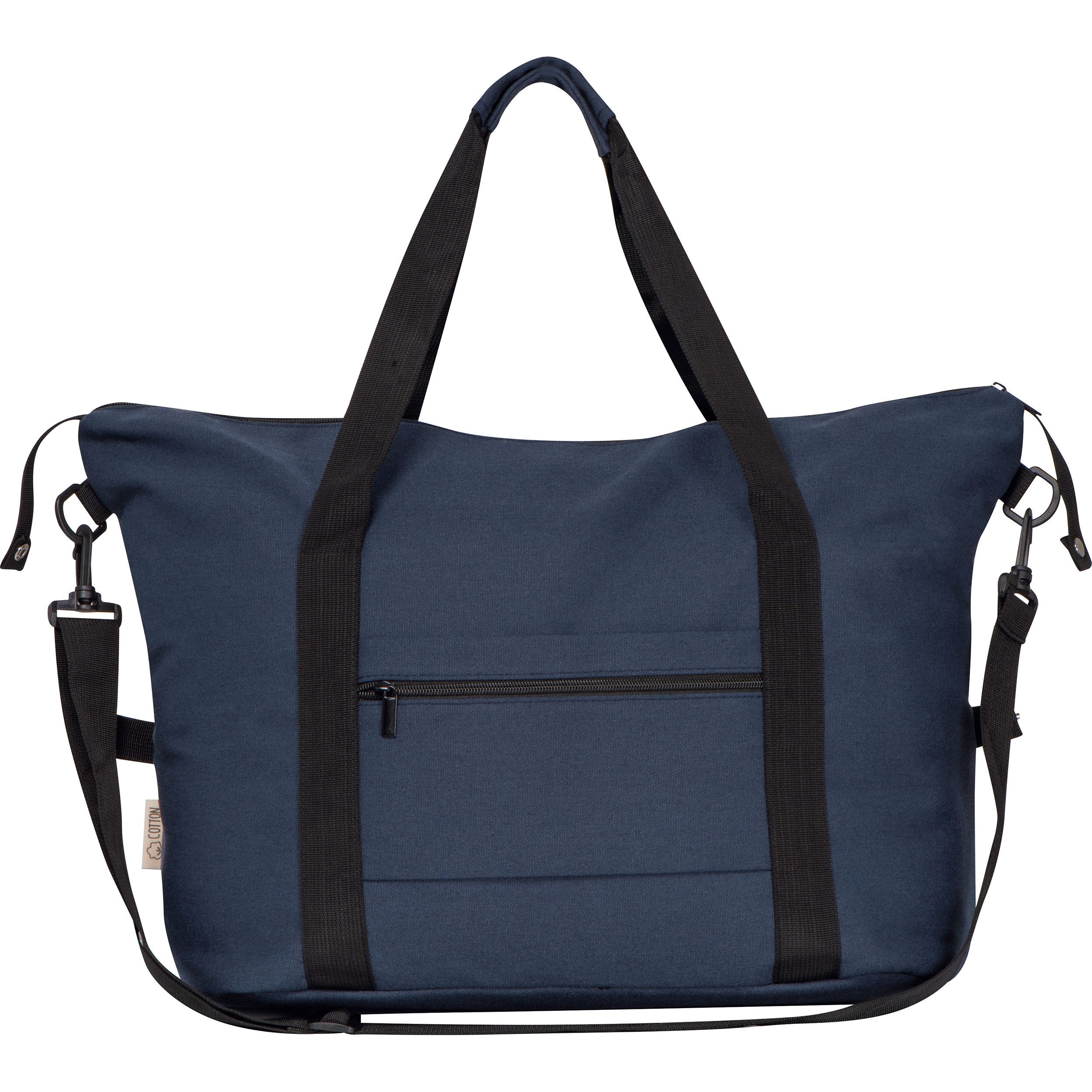 Duffel Bag aus recycelter Baumwolle - dunkelblau-736