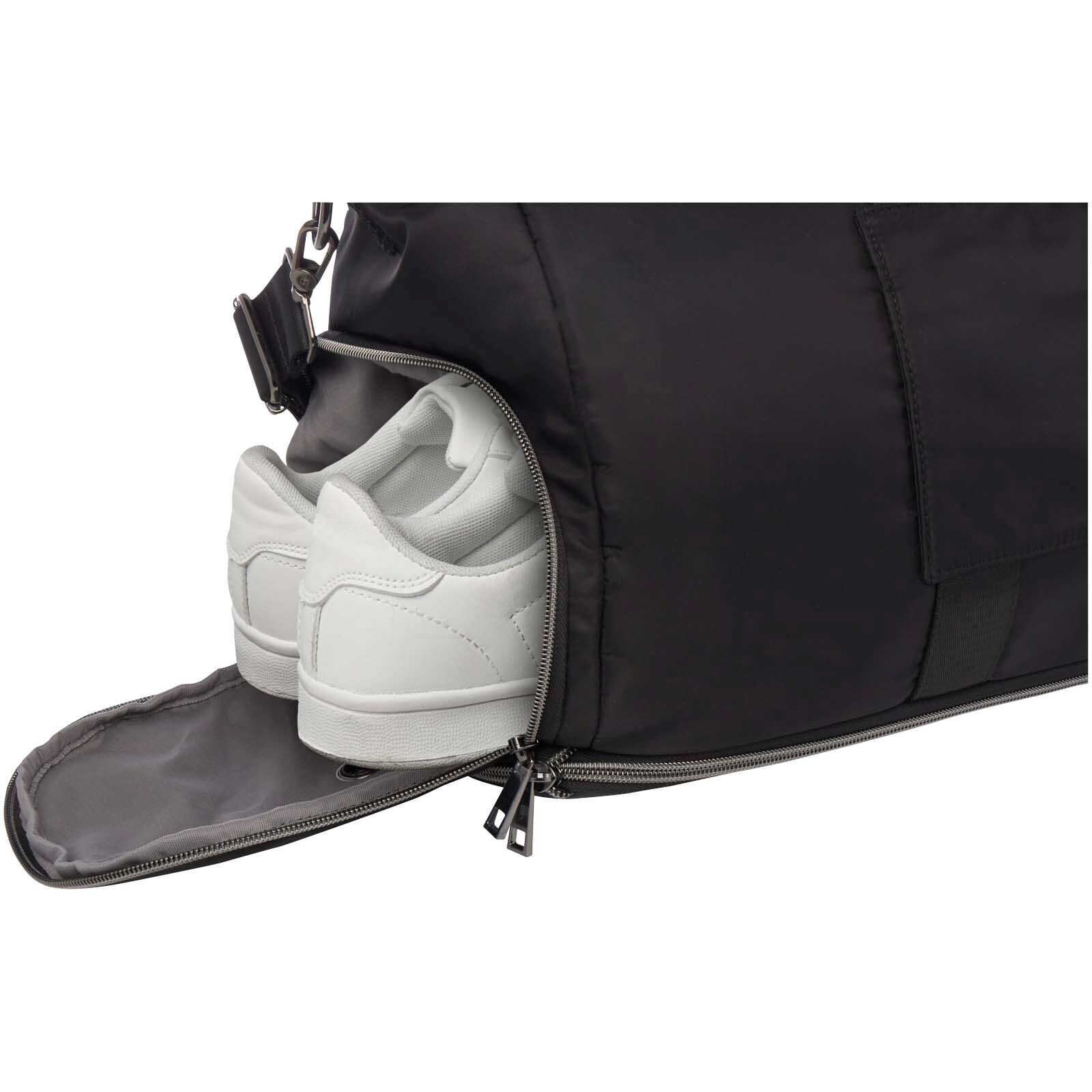 Rhine erweiterbare Reisetasche aus recyceltem Material 35 L - schwarz-810