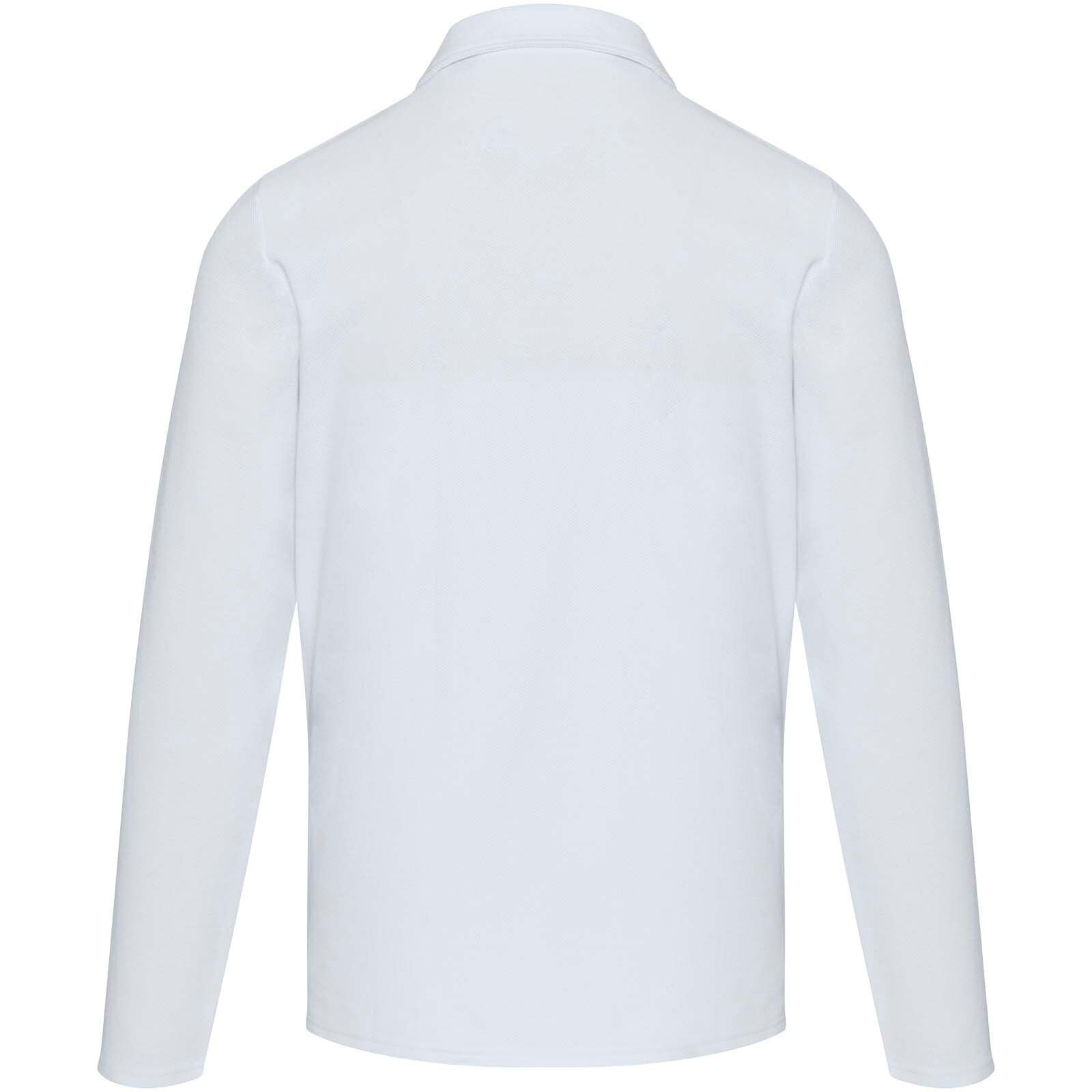 Apollo Langarm Poloshirt  - weiss - XL-647