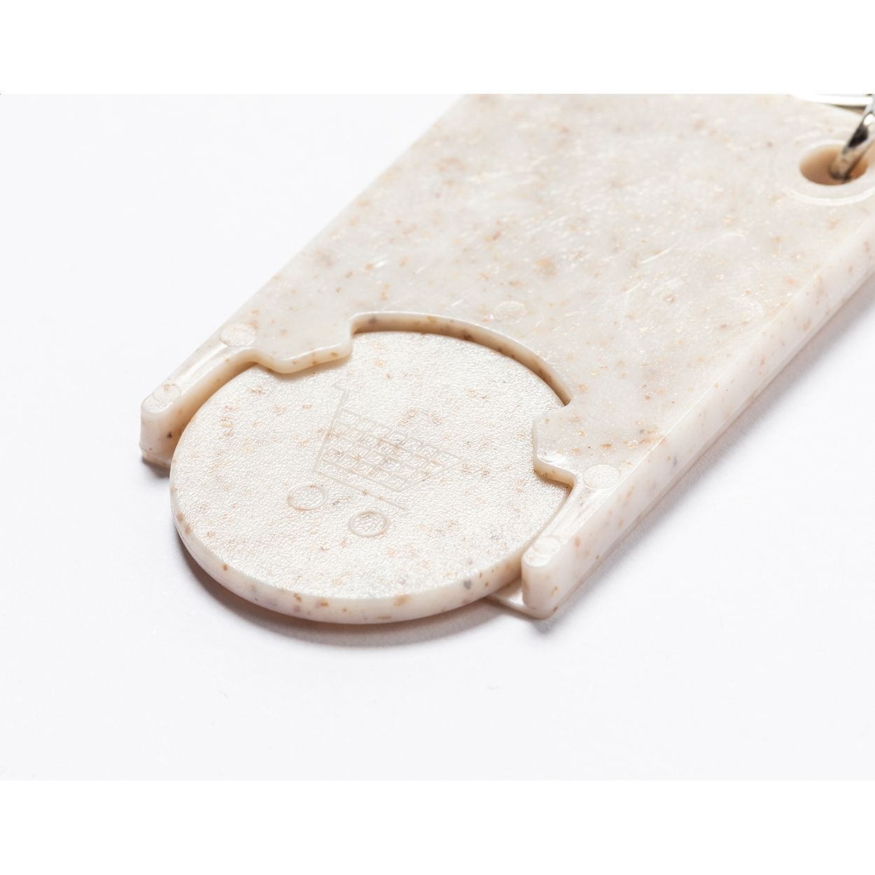 Prolex Einkaufswagen-Chip/Schlüsselanhänger - natur-52