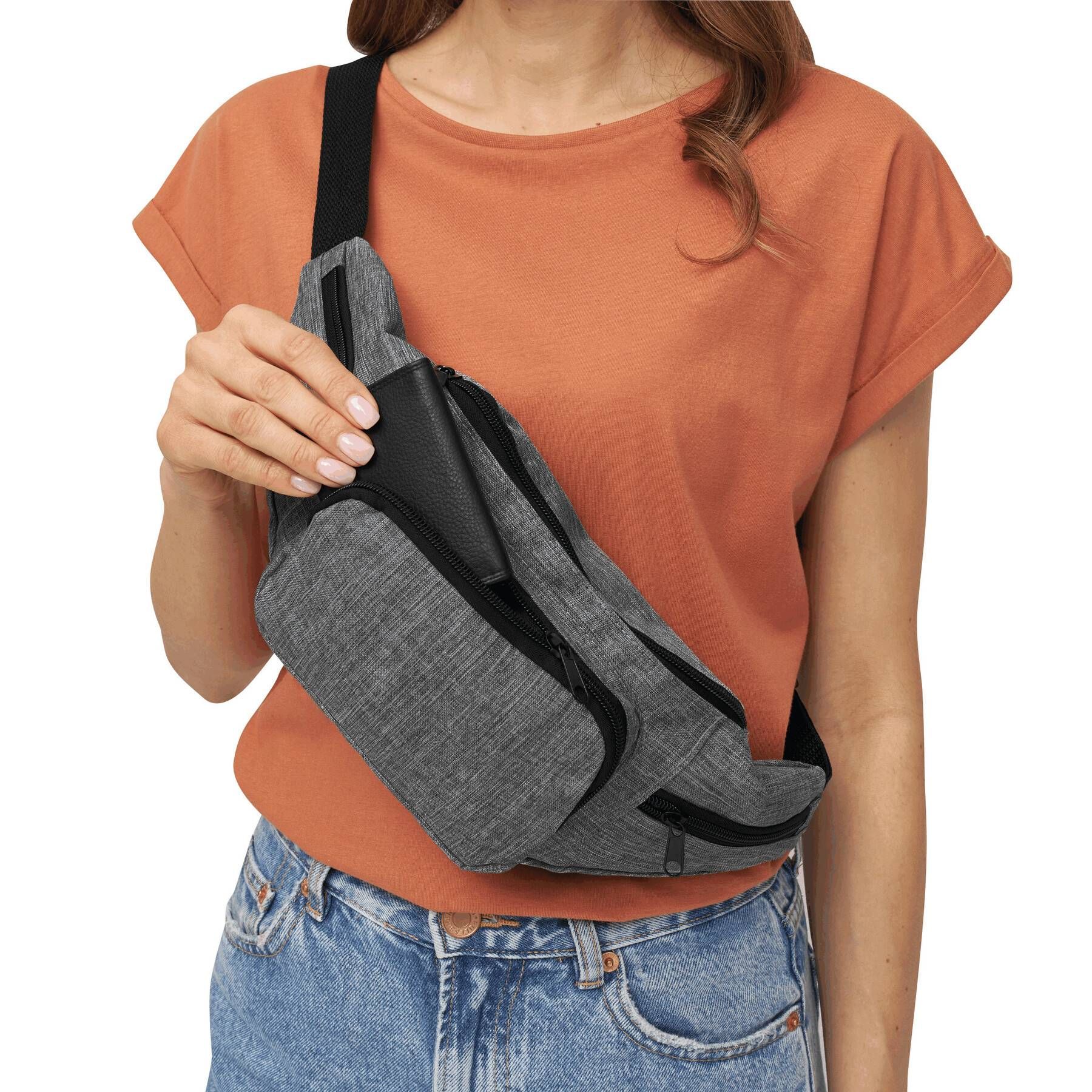 Gürteltasche QUAD - grau-817
