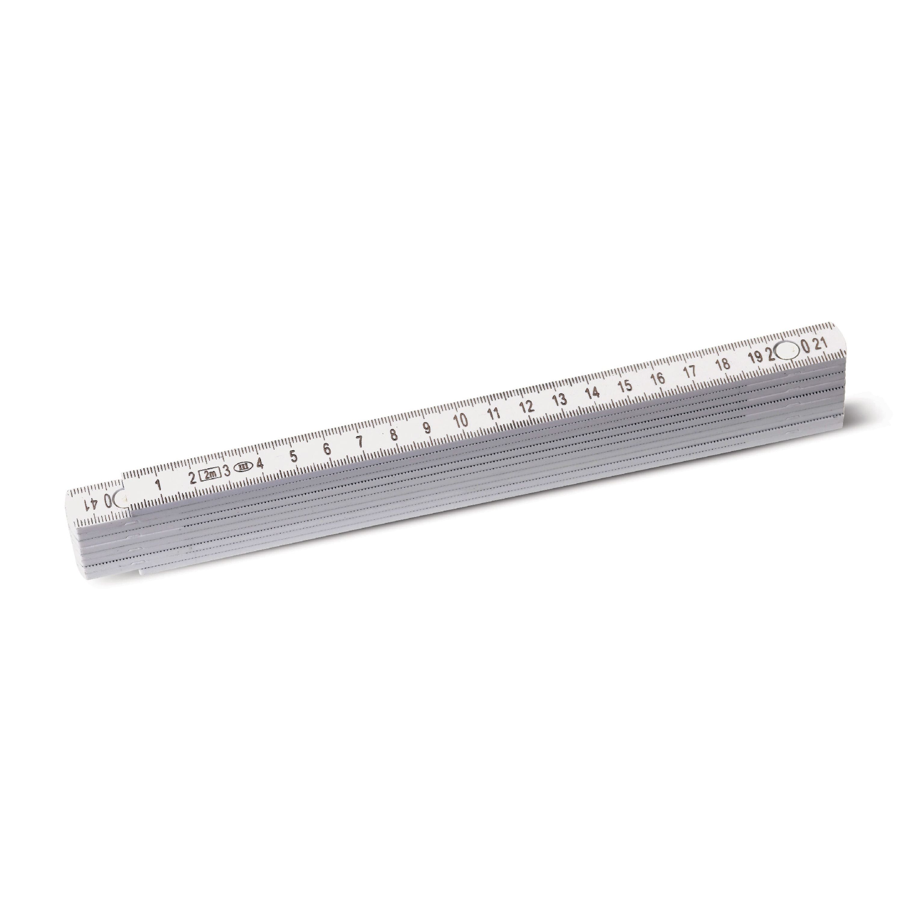 Flexibler Zollstock, 2m - weiss-998