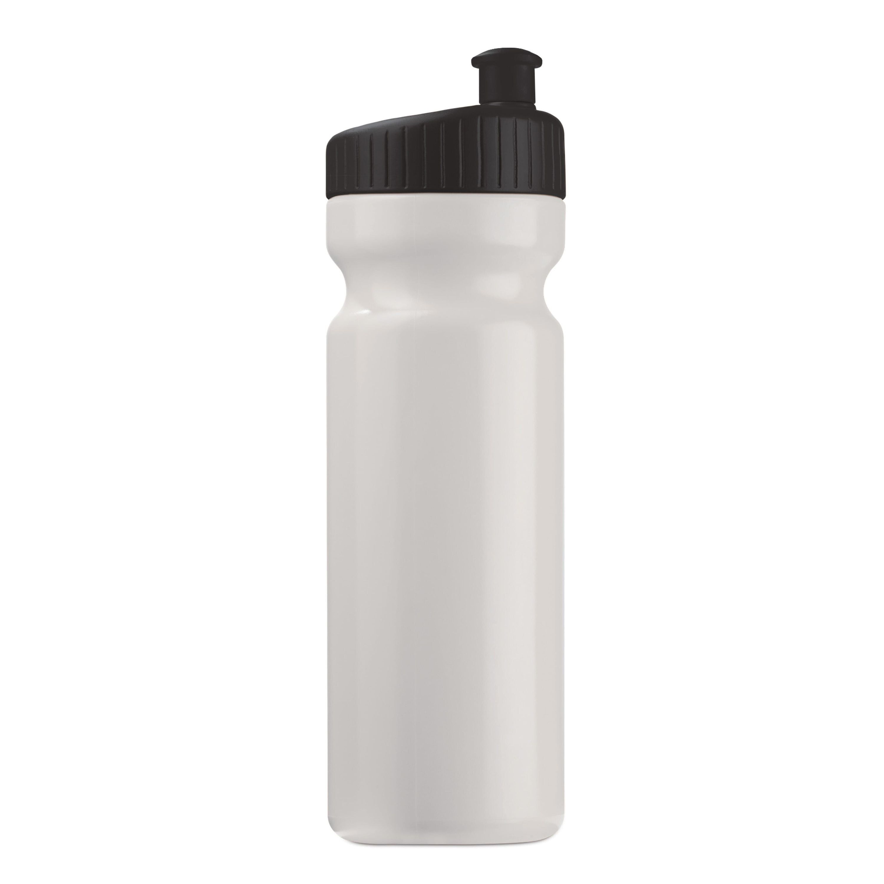 Sportflasche Design 750ml - weiss  -  schwarz-551