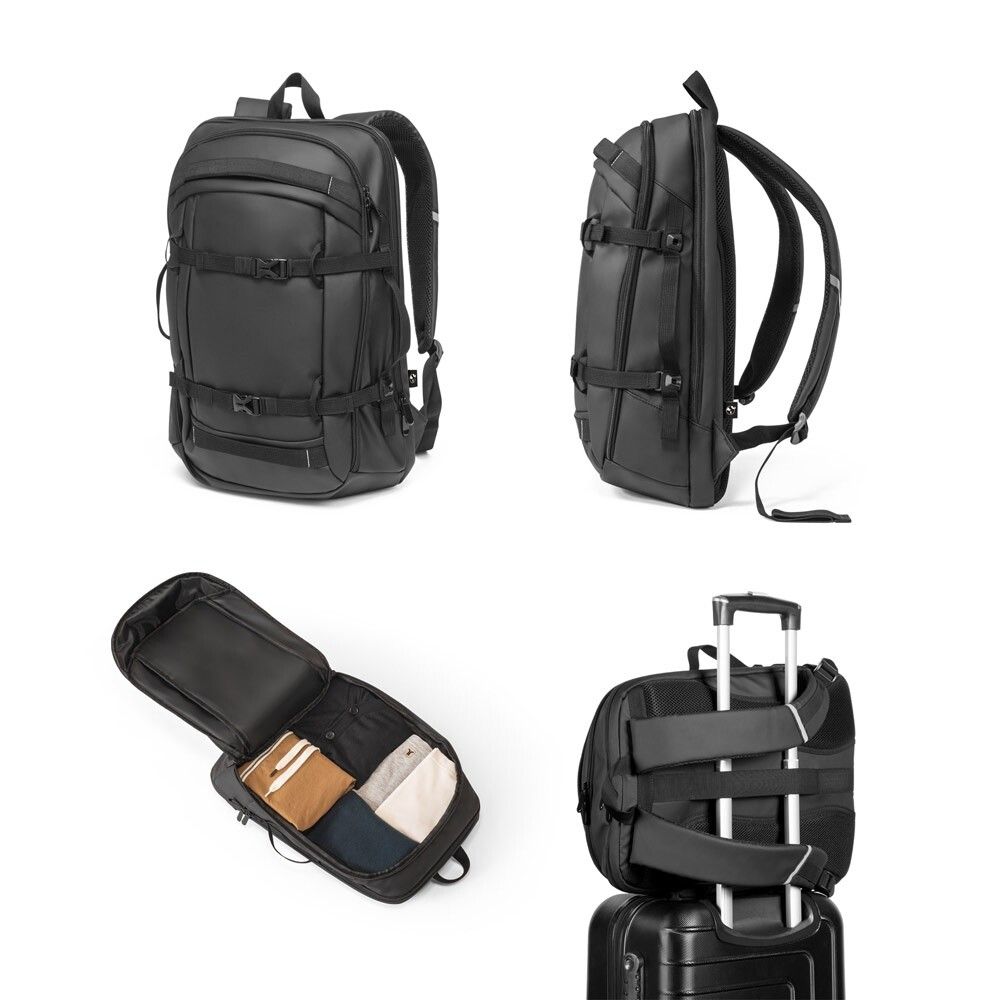 KAMPALA Laptop-Rucksack 900D Polyester, wasserdicht 210D Futter 17'3" - schwarz-689