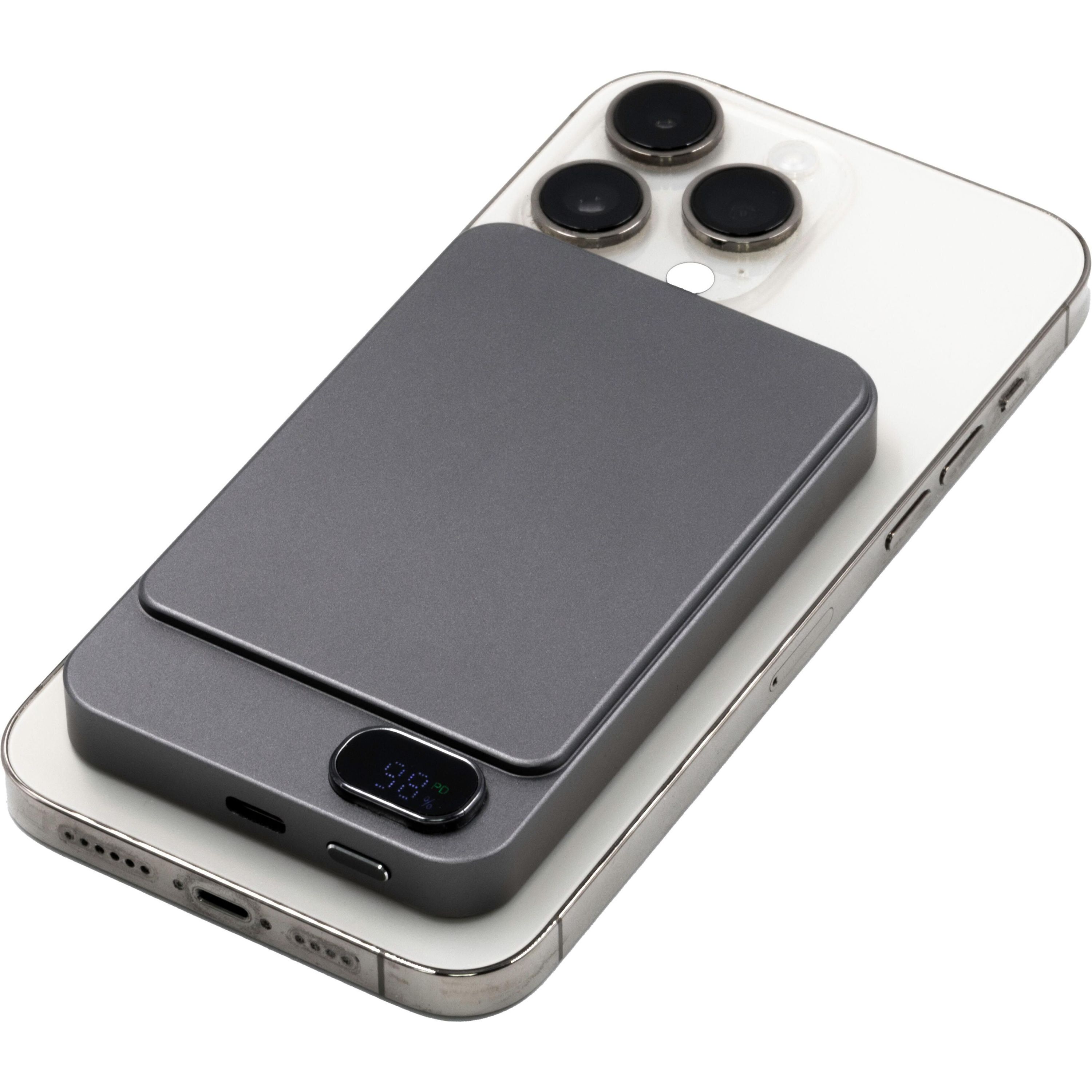 BrandCharger Powerwave 5000 kabellose Powerbank - stahlgrau-150