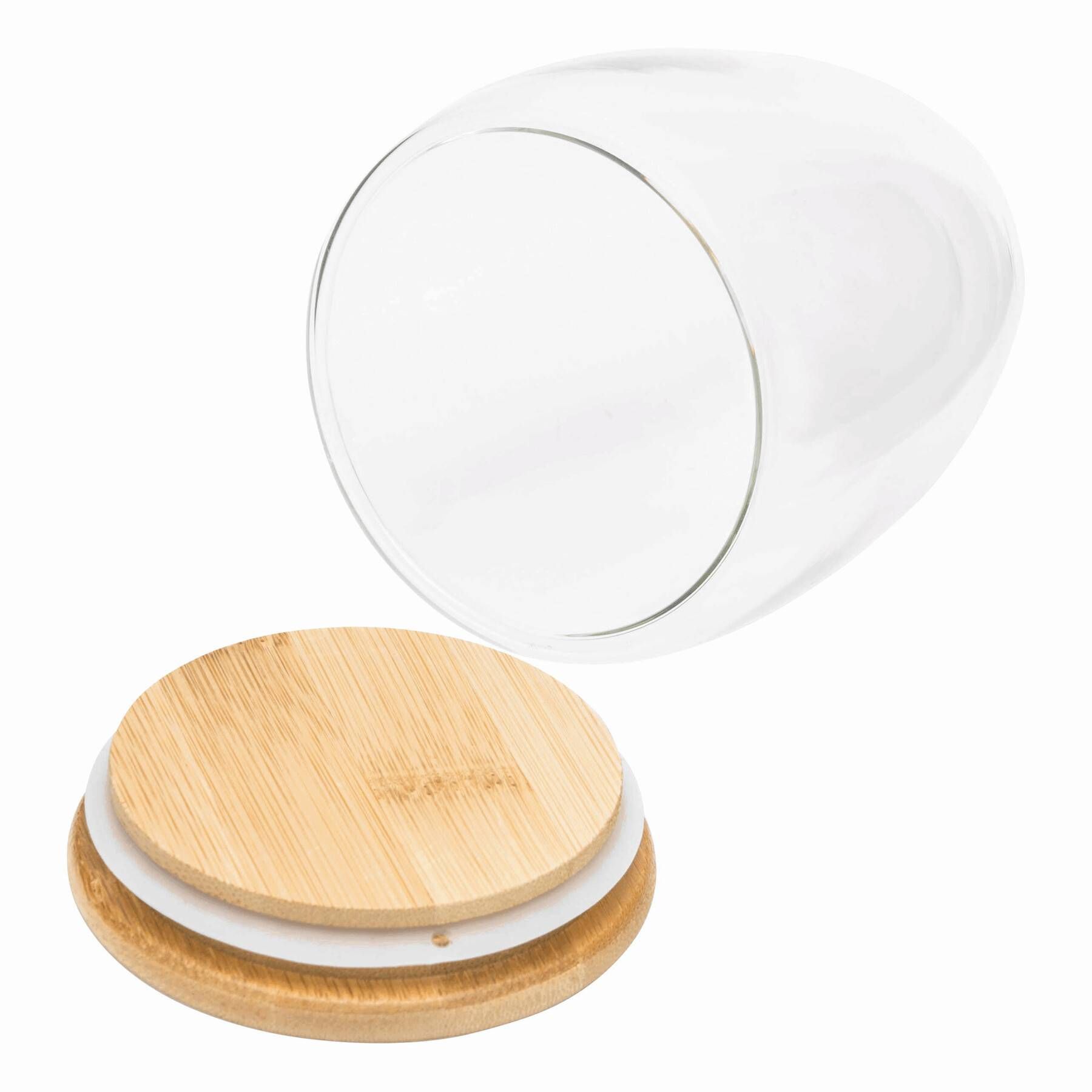 Glas BAMBOO ART M, Füllmenge ca. 350 ml - braun - transparent-258