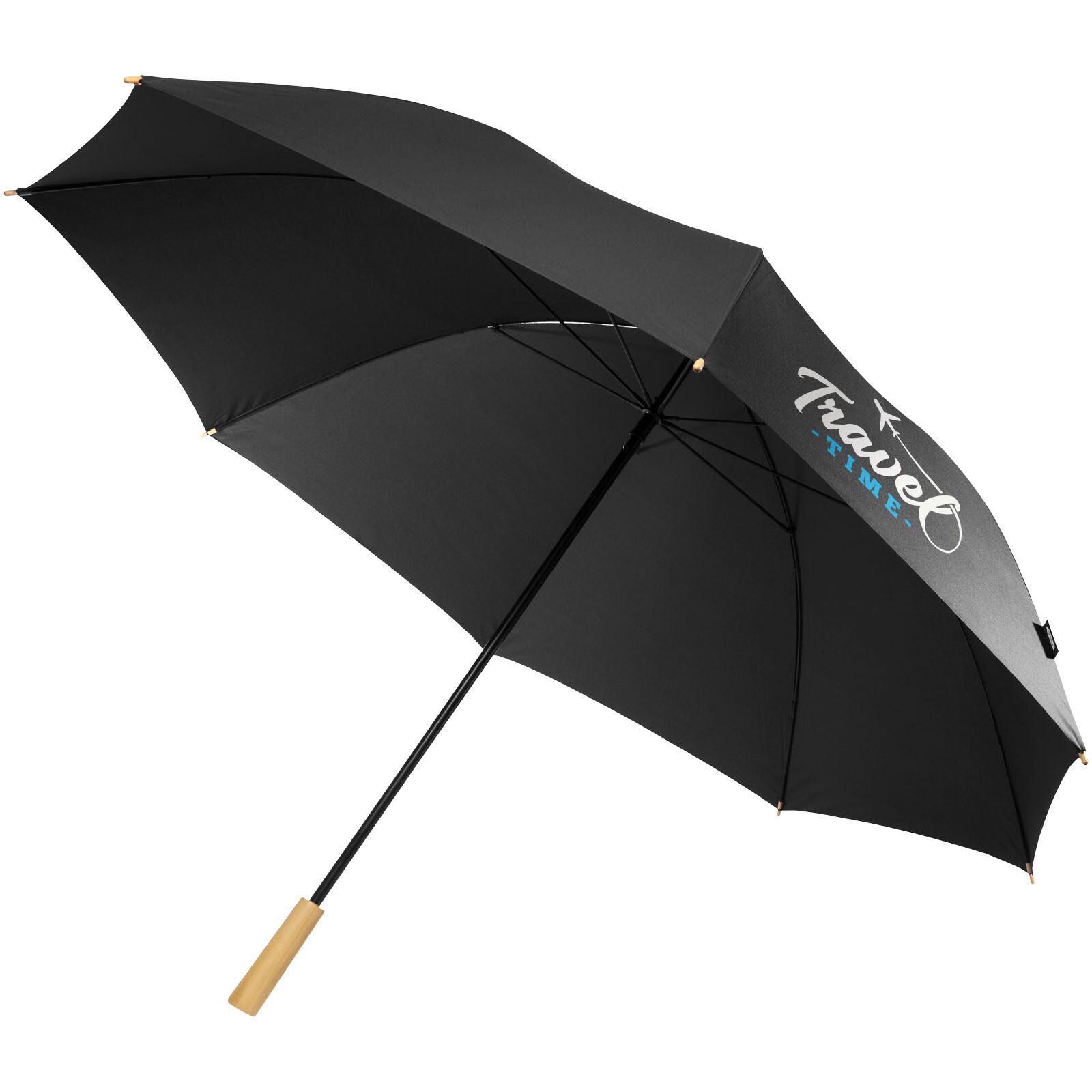 Romee 30'' windbeständiger Golfschirm aus recyceltem PET - schwarz-318
