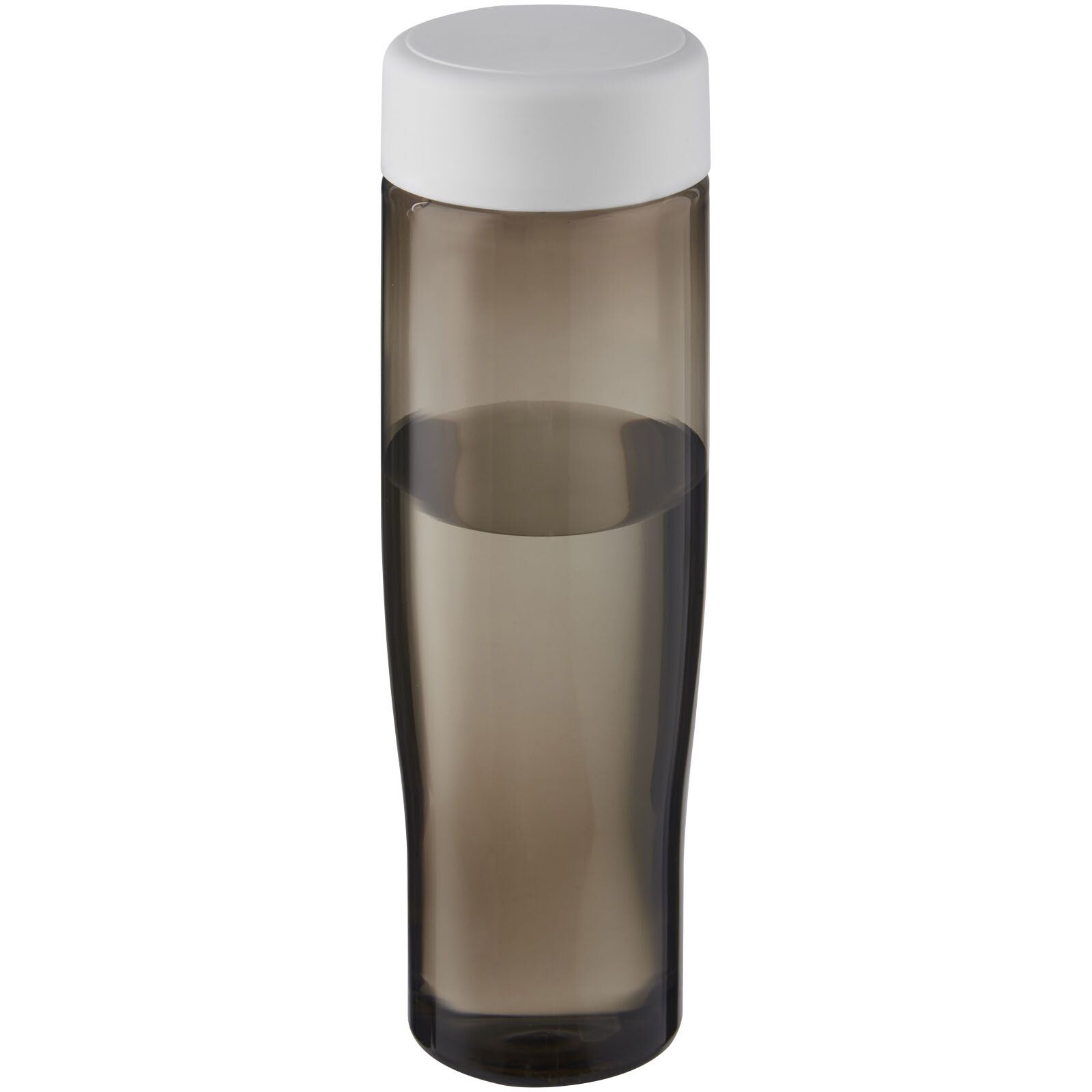 H2O Active Eco Tempo 700 ml Wasserflasche mit Drehdeckel - weiss -  kohle-50