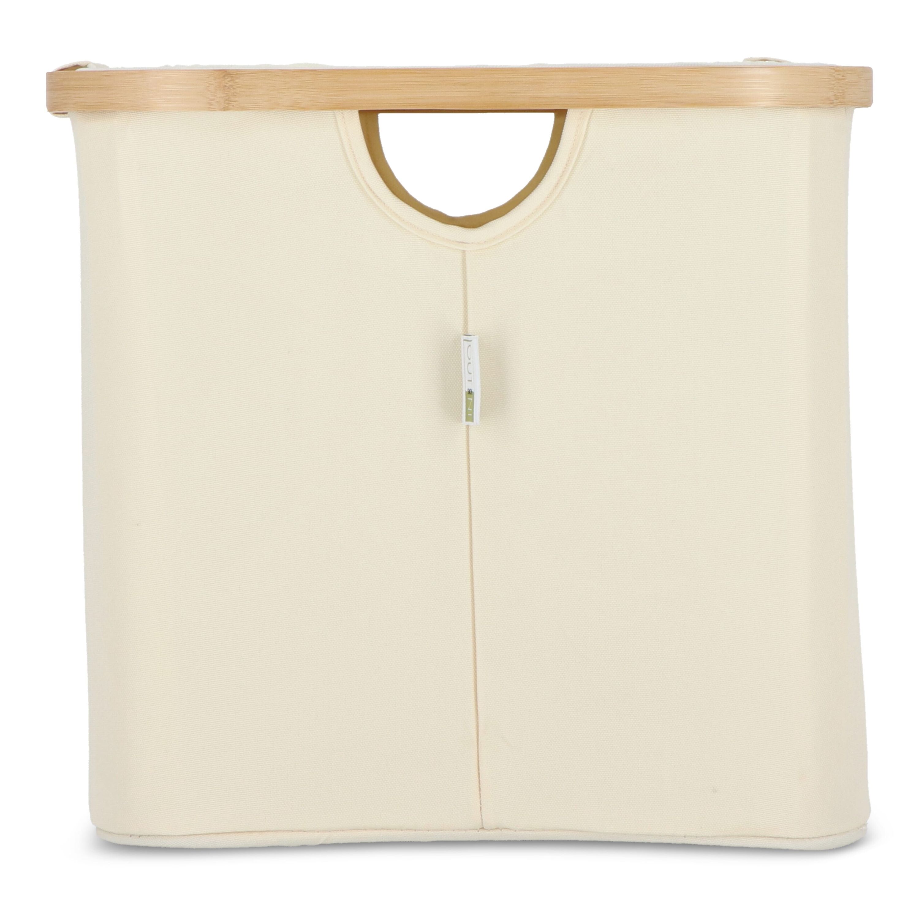 InSideOut faltbarer Korb mit Deckel Sogne 40,5 x 33 x 30cm rPET - natur-316