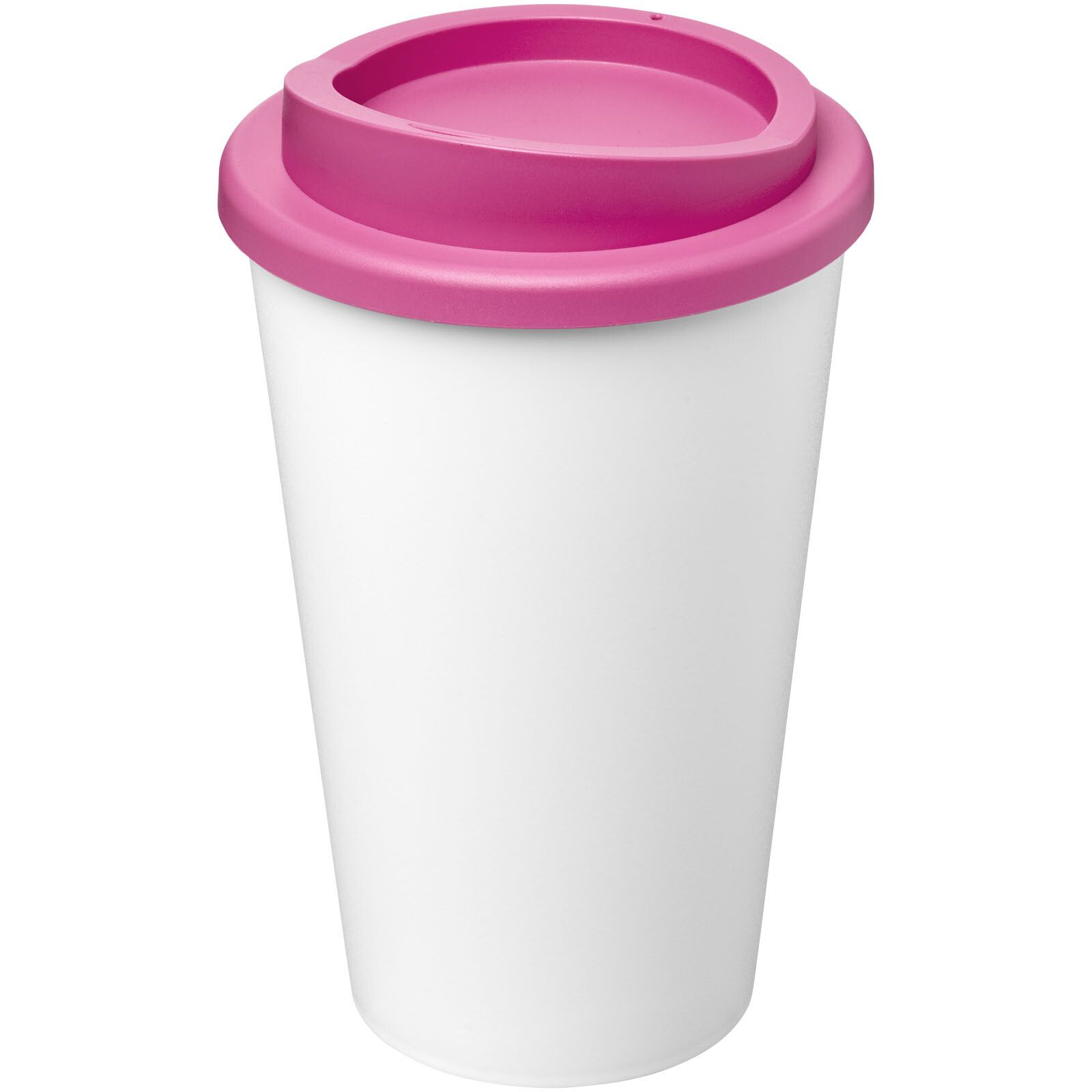 Americano Eco 350 ml recycelter Becher - weiss -  rosa-254