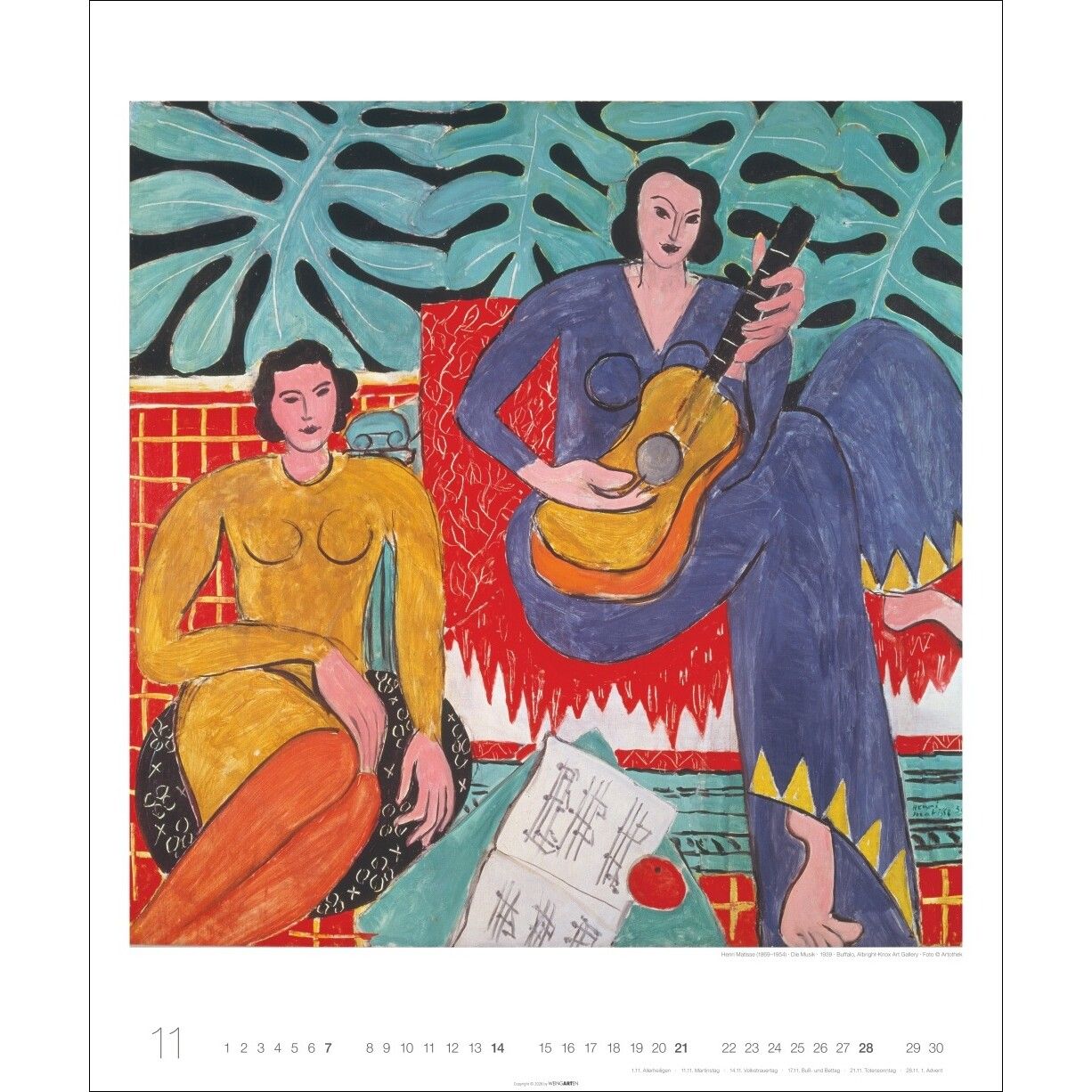 Henri Matisse Edition - Kunst & Kultur Kalender-914