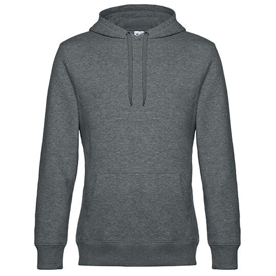 KING Hooded Sweat_° für Herren - heather mid grey - XL-67