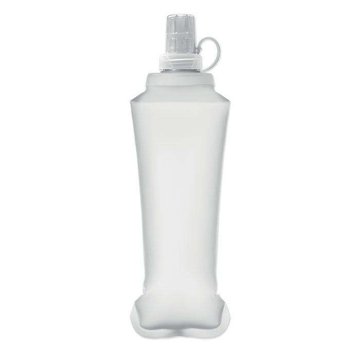 Faltbare Wasserflasche 500ml BITER - transparent weiß-819