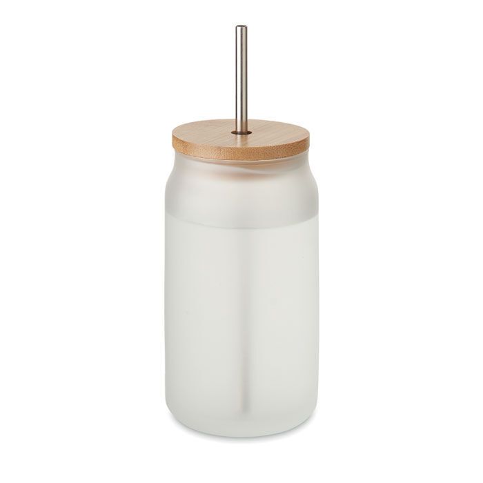Trinkglas Subli 400ml JARBLIM - transparent weiß-673