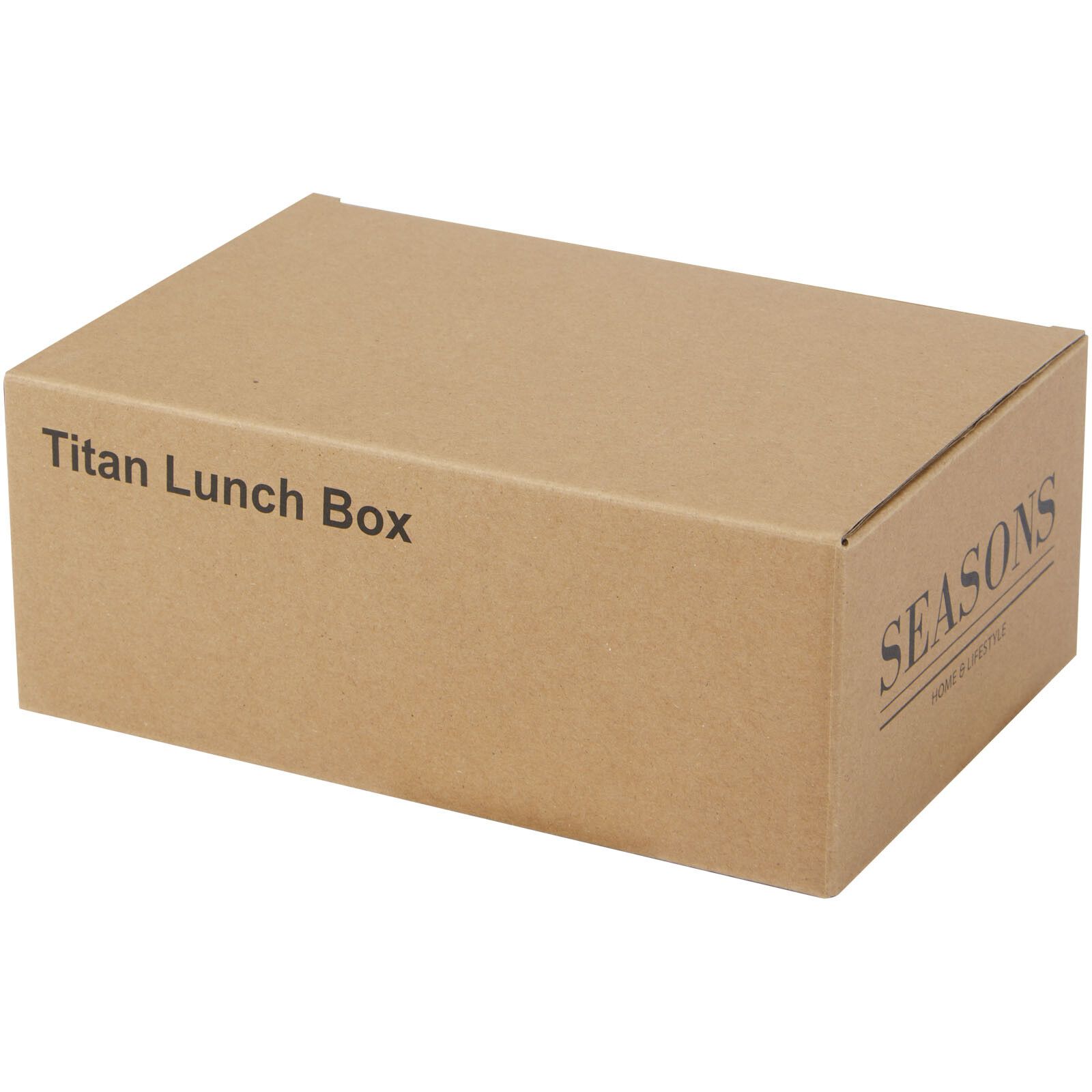 Titan 750 ml Lunchbox aus recyceltem Edelstahl - silber-705