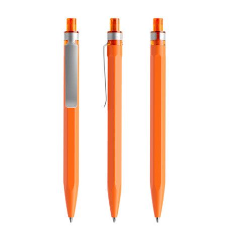 prodir QS50 PMS Push Kugelschreiber Metall-Clip - orange-626