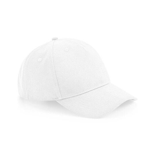 Organic Cotton 5 Panel Cap - white-43