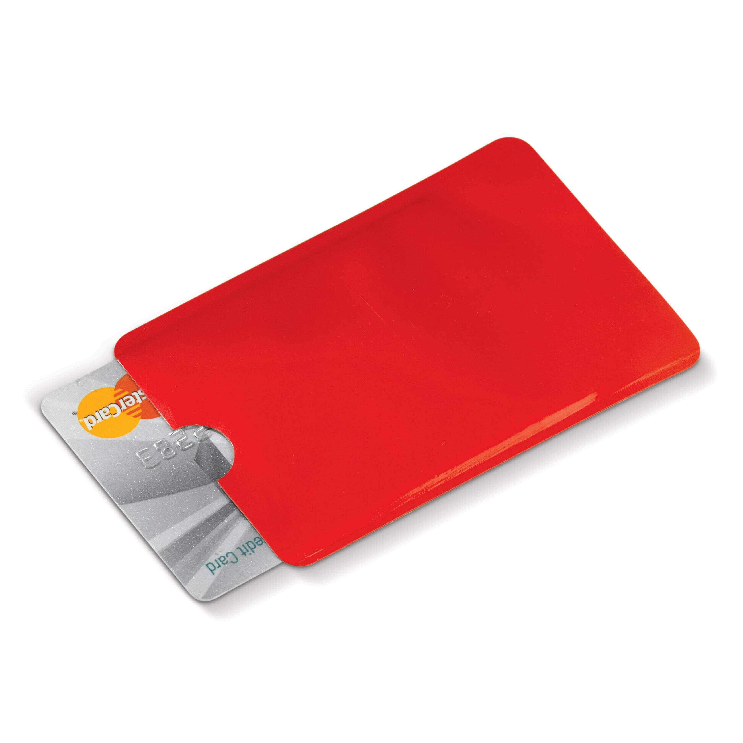 Kartenhalter Soft Anti Skim - rot-382