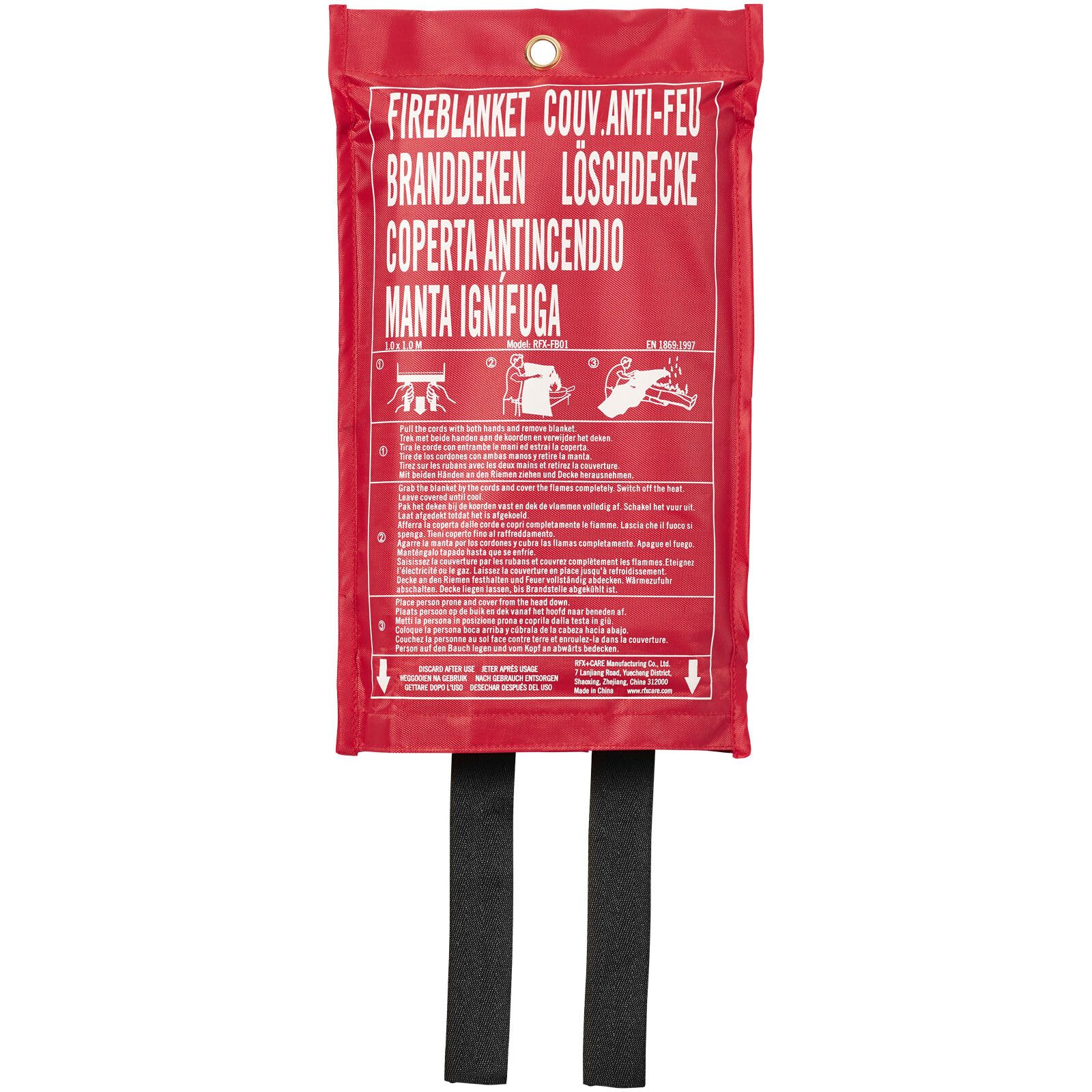 Margrethe Notfall-Feuerlöschdecke - rot-390