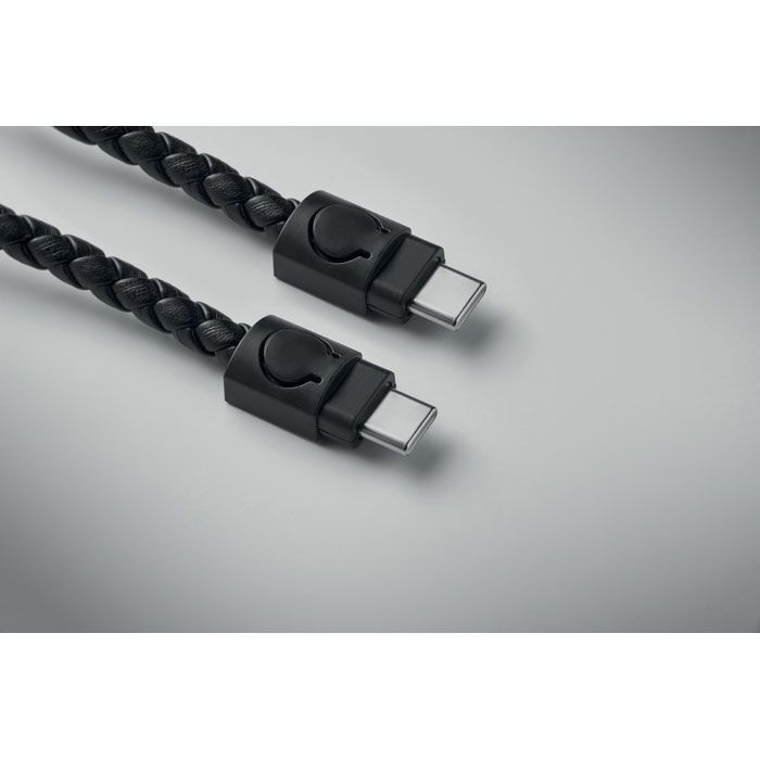 60W Schlüsselring-Ladekabel FAULETI LOOP - schwarz-754