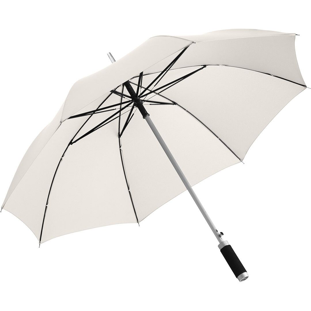 AC-Alu-Stockschirm Windmatic® mit waterSAVE® Bezug Ø105 cm - naturweiß-509