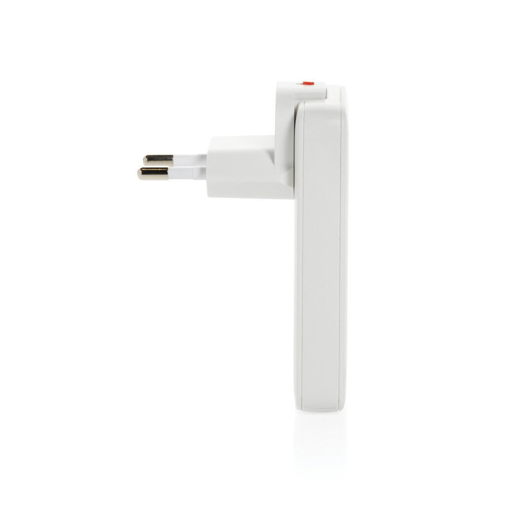 Fluxo flaches RCS 65W GaN-Ladegerät mit Stecker-Adaptern - weiß-718